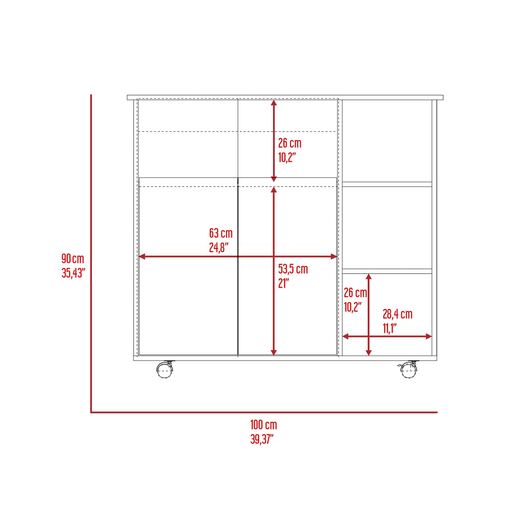 BABOOM BOM-B92047-OR Kitchen-Furniture - View #4