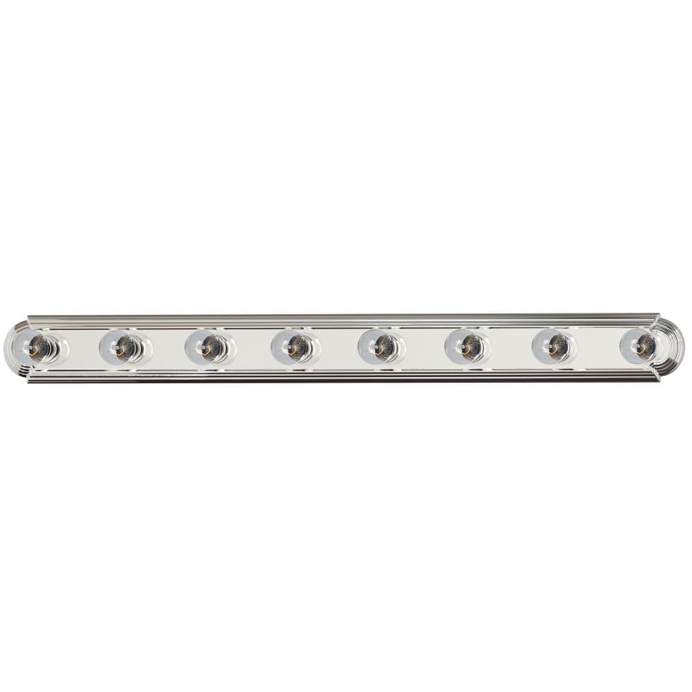 Maxim Lighting 7128PC Essentials 48-in 8 -Light Polished Chrome Transitional Vanity light
