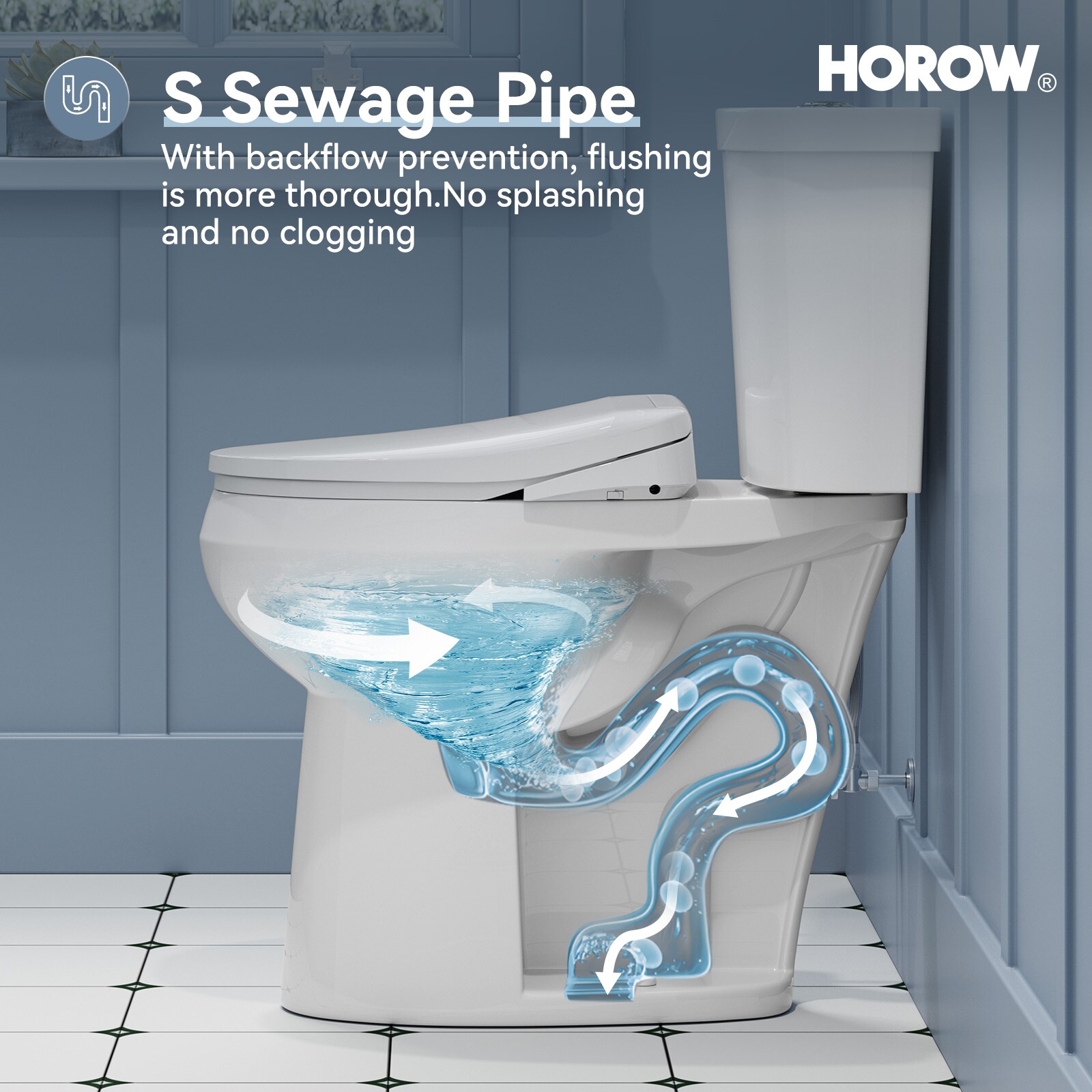 HOROW HR-BT3E03D toilets - View #11