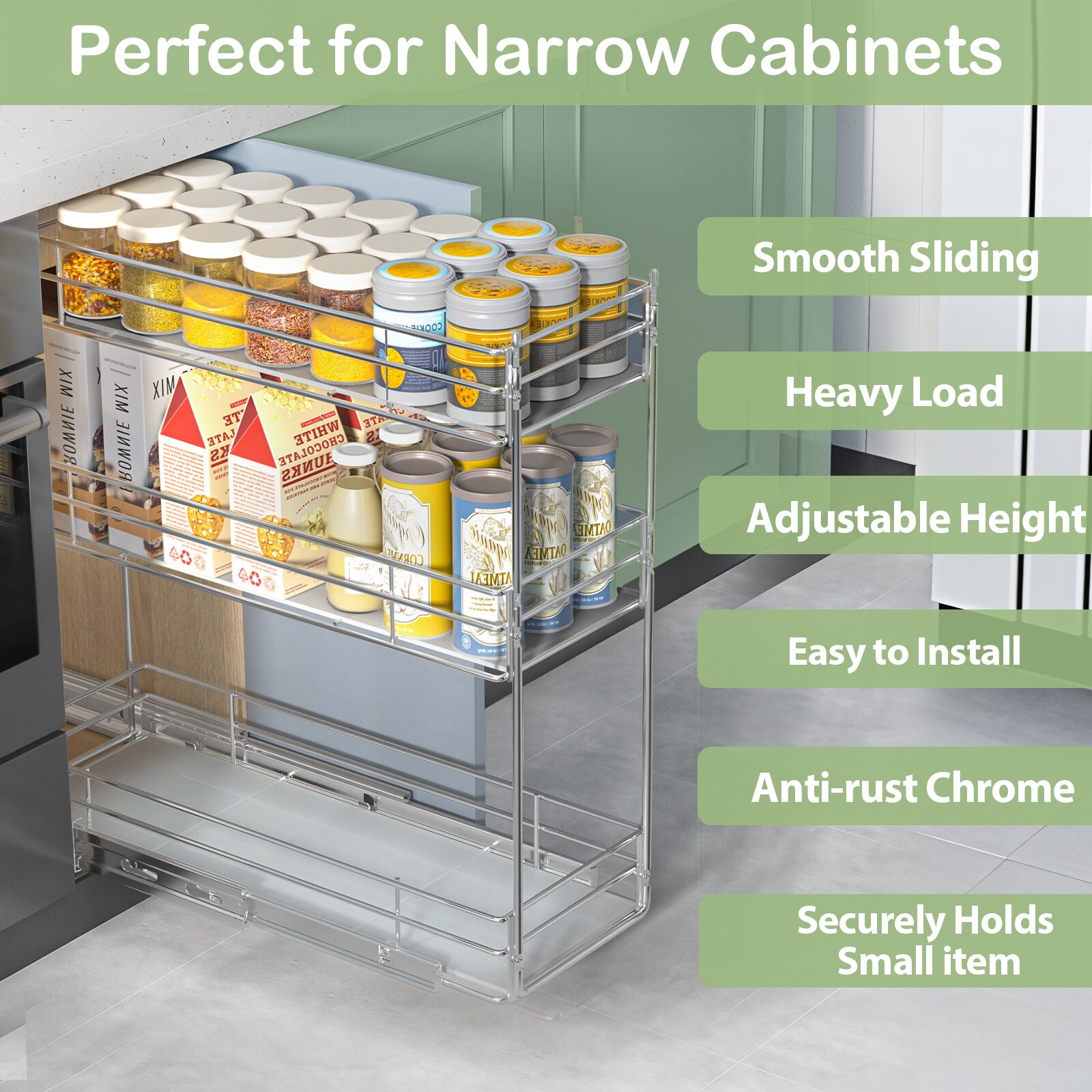 LOVMOR 3TIER-SPICESHUXIAN-7 Pull-Out-Cabinet-Baskets - View #8