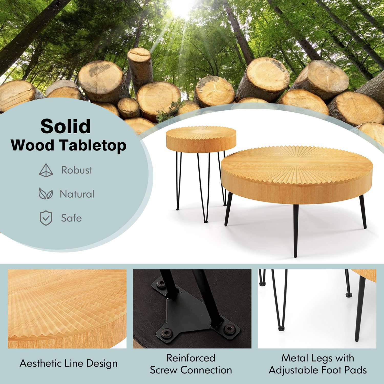 Costway CSHY003437 Coffee-Tables - View #6