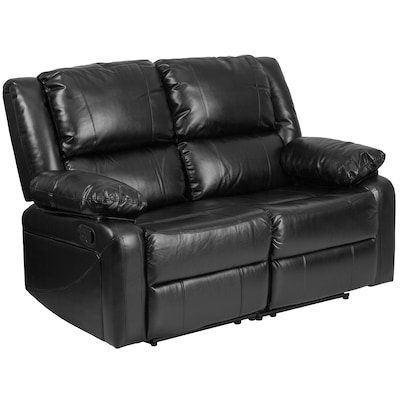 Flash Furniture Harmony Series Modern, Small Leather Reclining Sofa