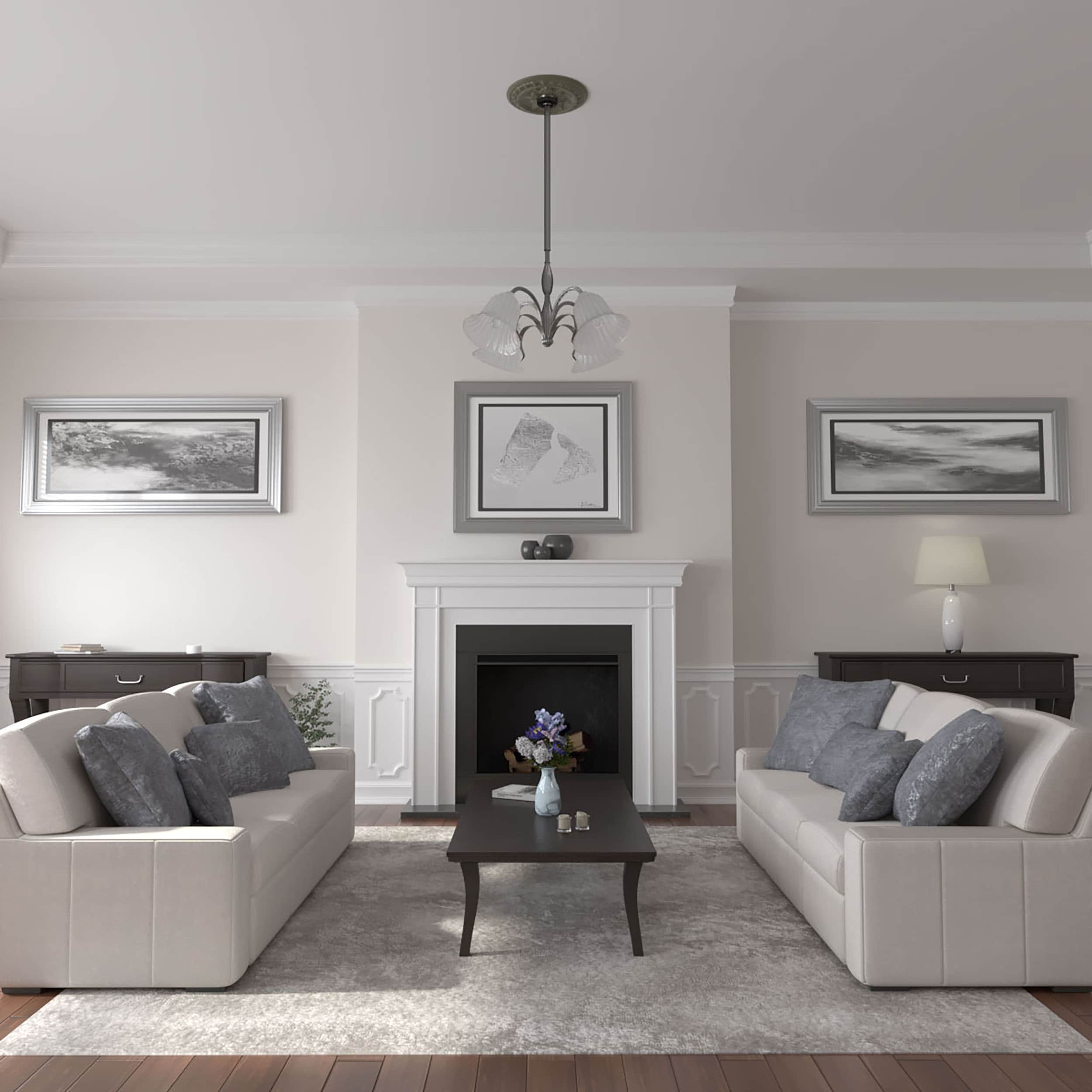 Ekena Millwork CM17EXWHF Ceiling-Medallions - View #4