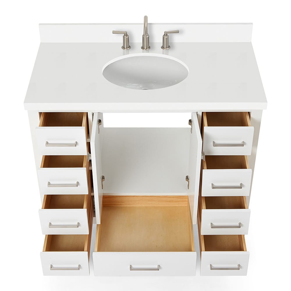 ARIEL A043SWQOVOWHT Bath-Vanity-Combo - View #6