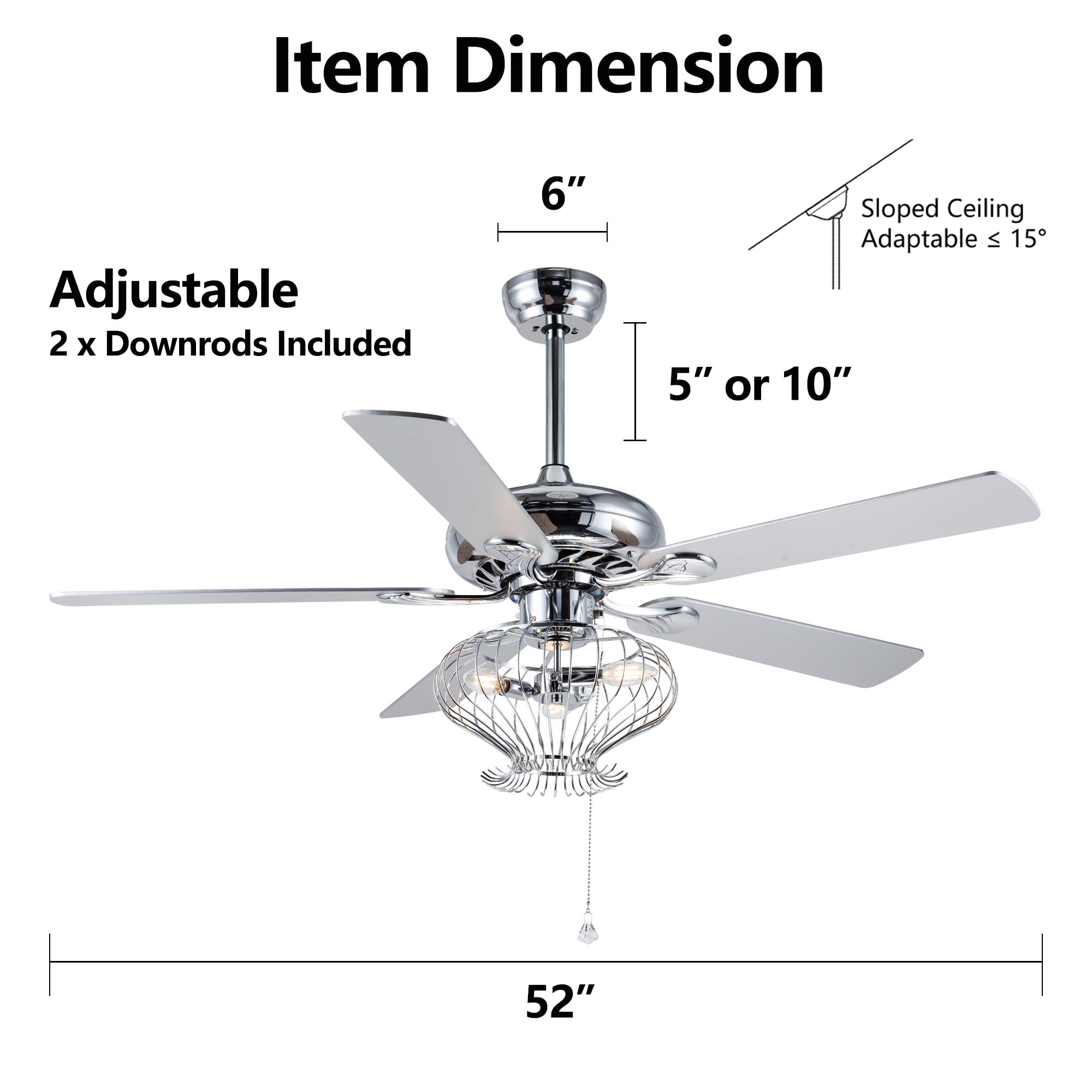 Bella Depot BD2035-C Ceiling-Fans - View #7