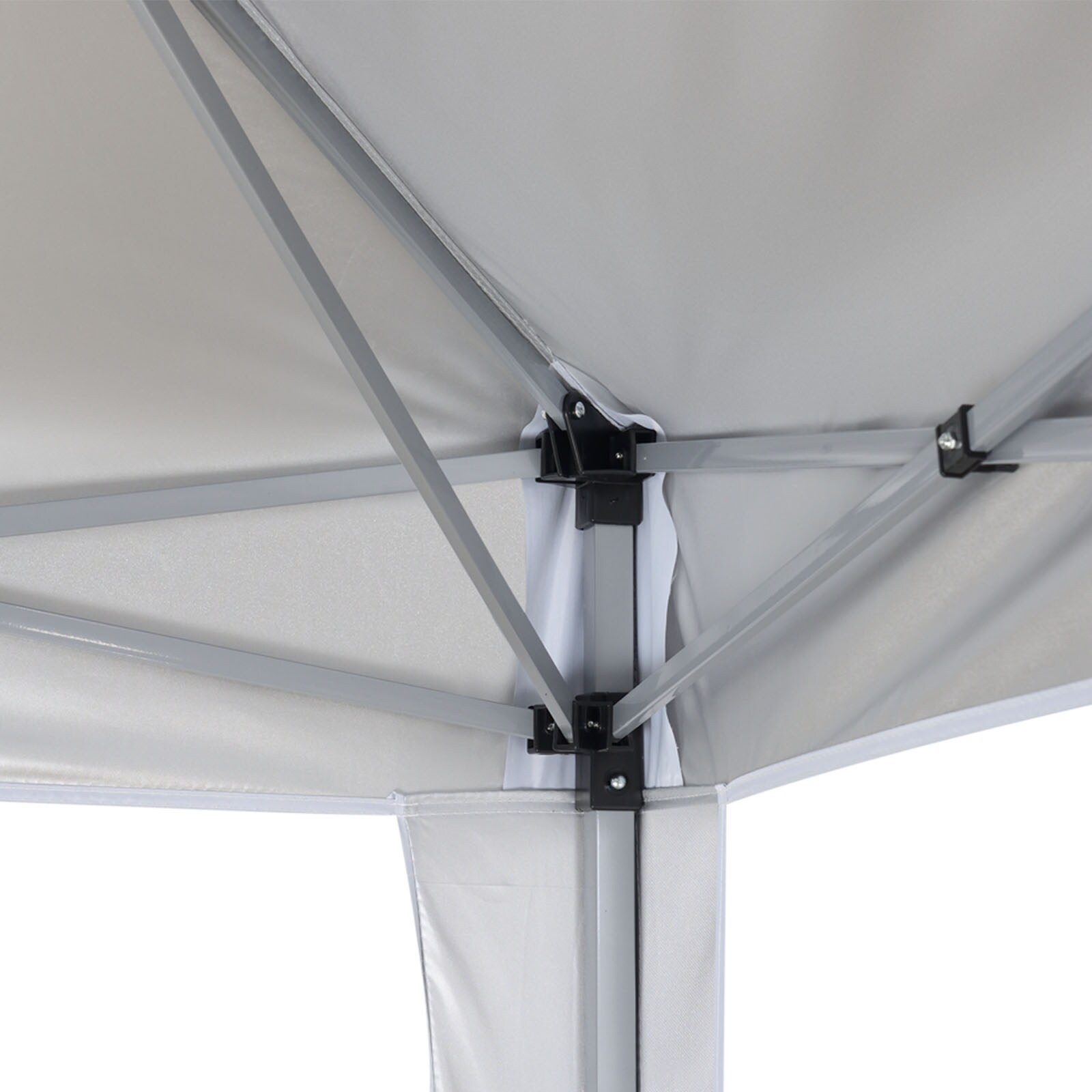 Flynama 10 ft. x 10 ft. White Outdoor Patio Event/Party Canopy Tents ...