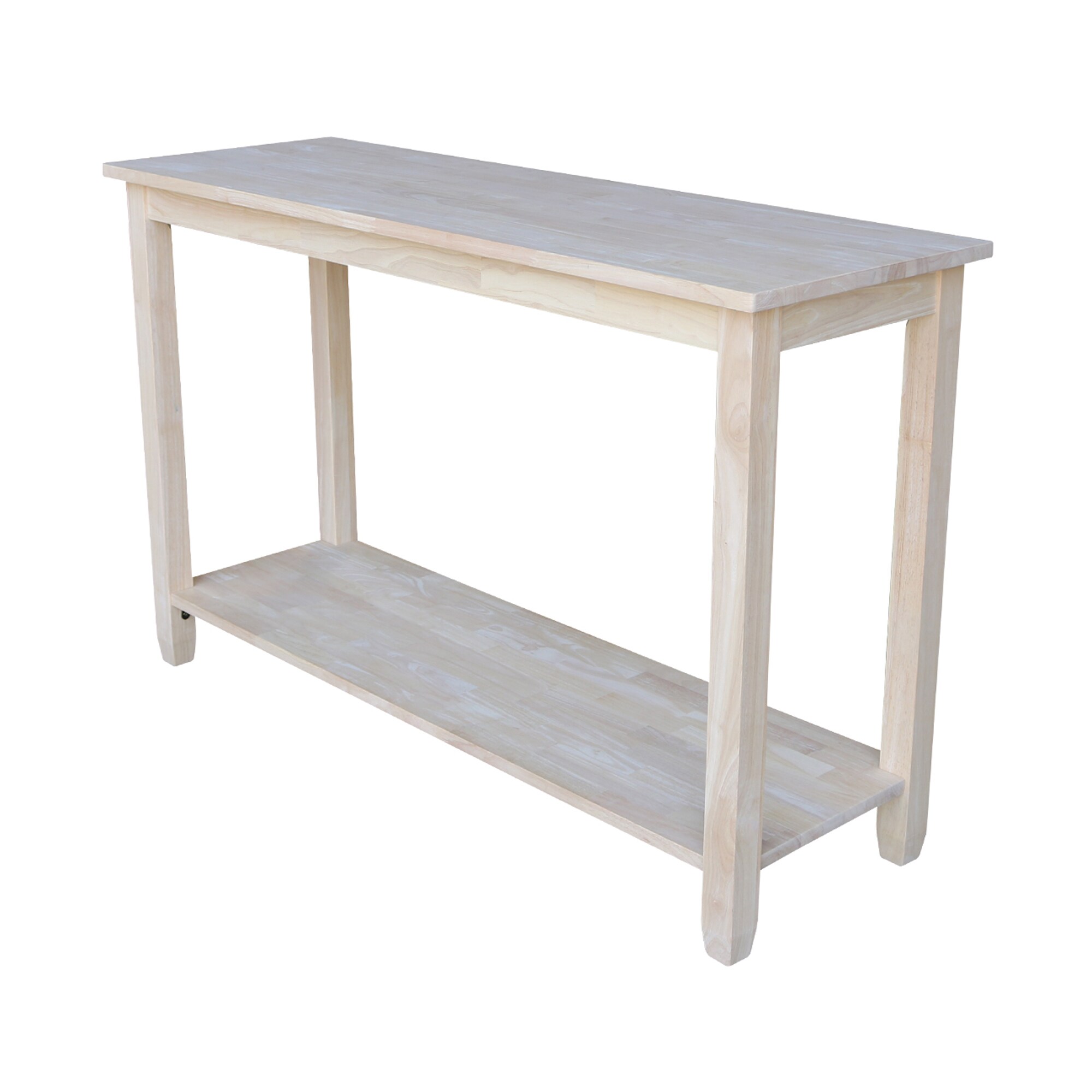 International Concepts OT-6S Solano Casual Unfinished Console Table