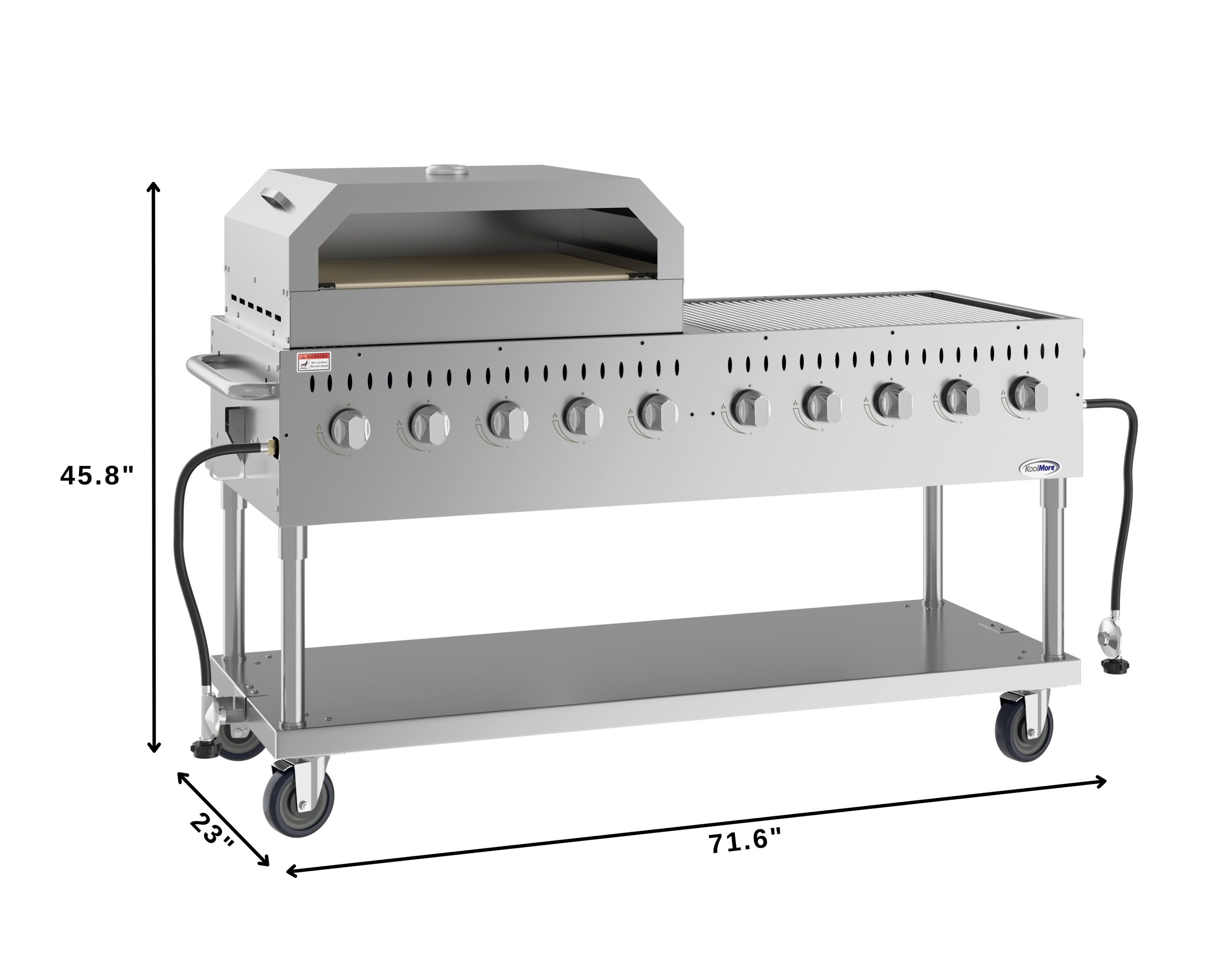 KoolMore LOW-CGKIT7-P36 Gas-Grill - View #8