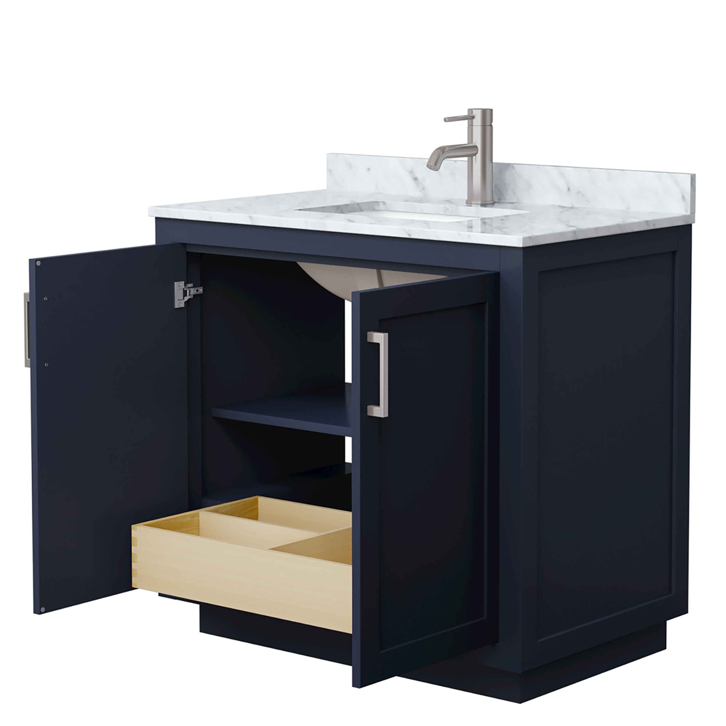 Wyndham Collection WCF292936SBNCMUNSMXX Bath-Vanity-Combo - View #3