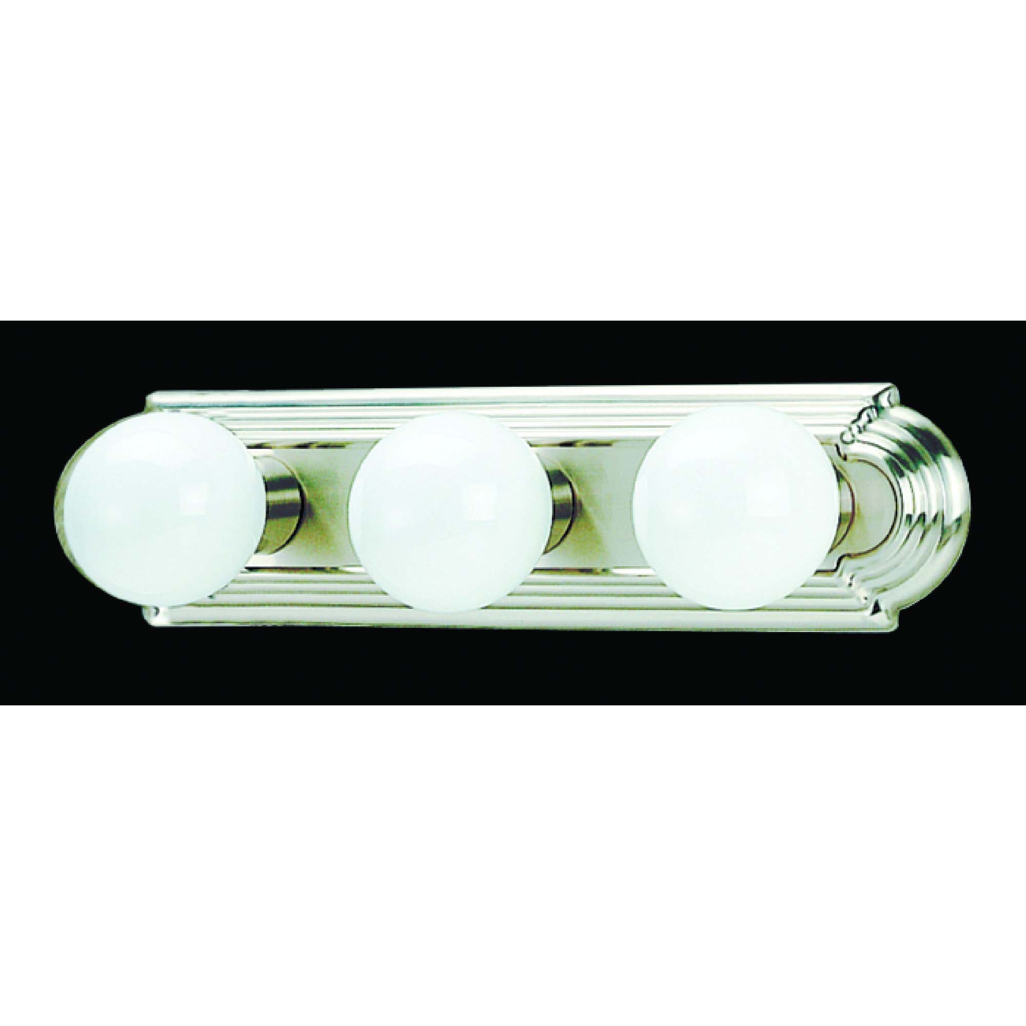 Brushed Nickel 18" Traditional Vanity Light Bar