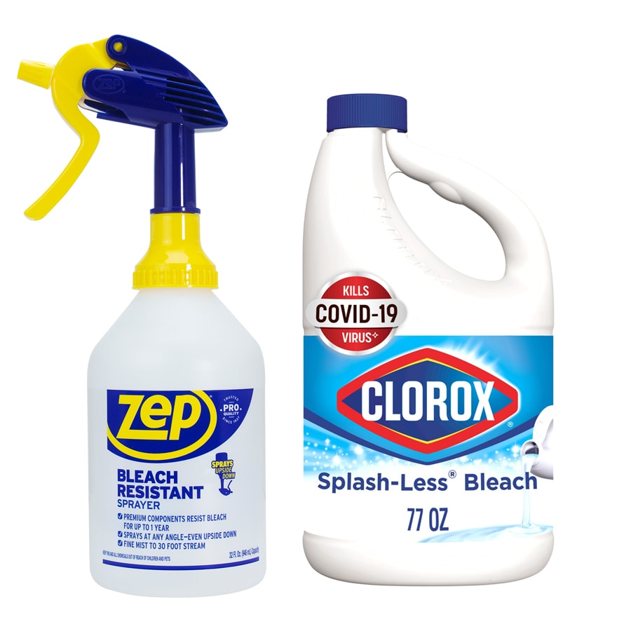 Clorox 77 fl. oz. Splash-Less Regular Concentrated Disinfecting Liquid Bleach  Cleaner 4460032347 - The Home Depot