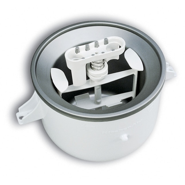 KitchenAid Stand Mixer Residential Aluminum Ice Cream Maker Attachment KitchenAid Stand Mixer Residential Aluminum Ice Cream Maker Attachment