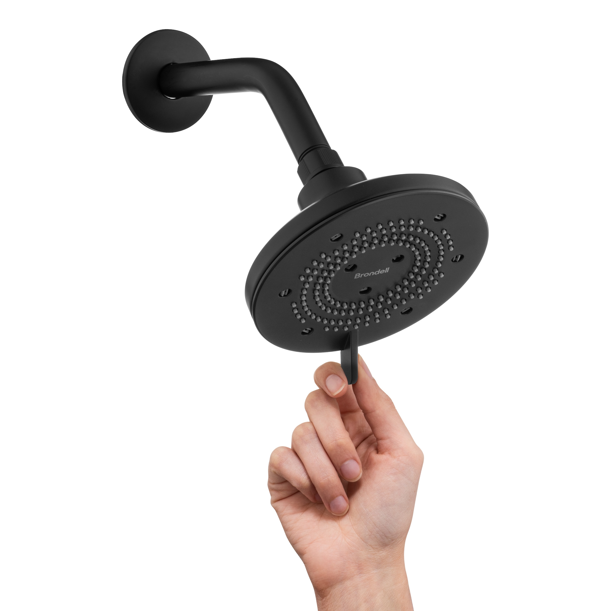Brondell NE80-SHBB-MB Fixed-Showerhead - View #3