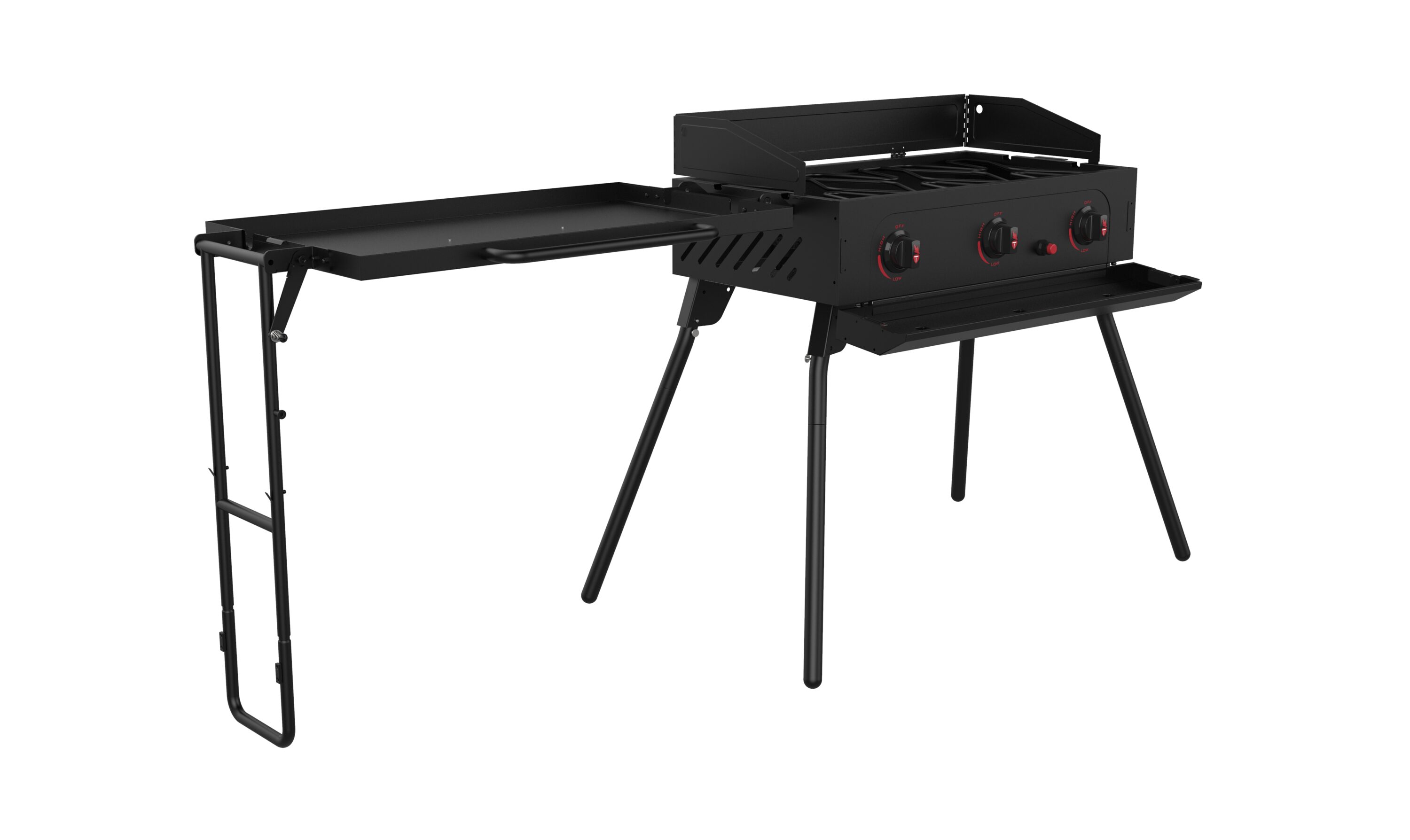 Thiessens Black Liquid Propane Gas Grill in the Gas Grills