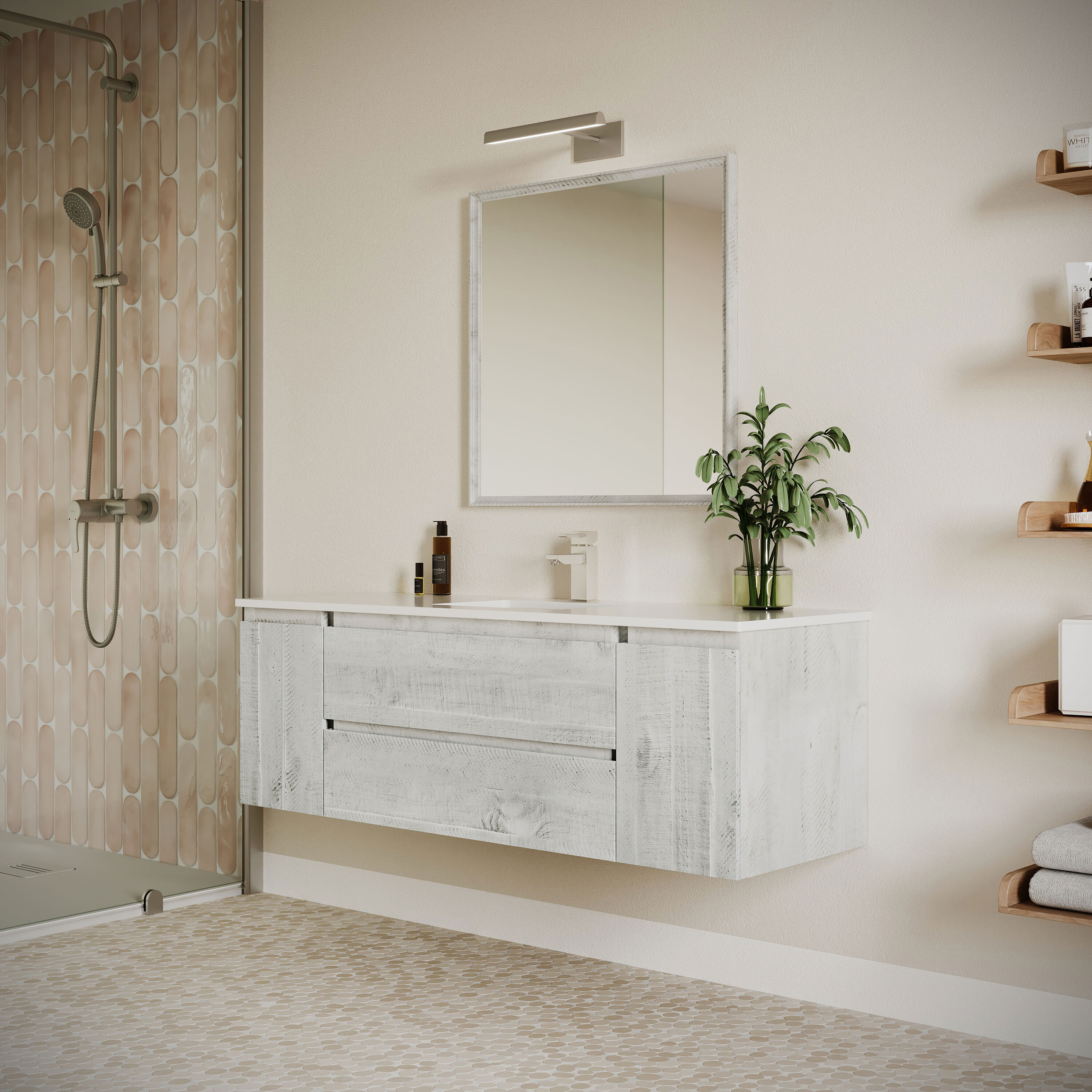 Fresca FVN31-123612RWH Bath-Vanity-Combo - View #4