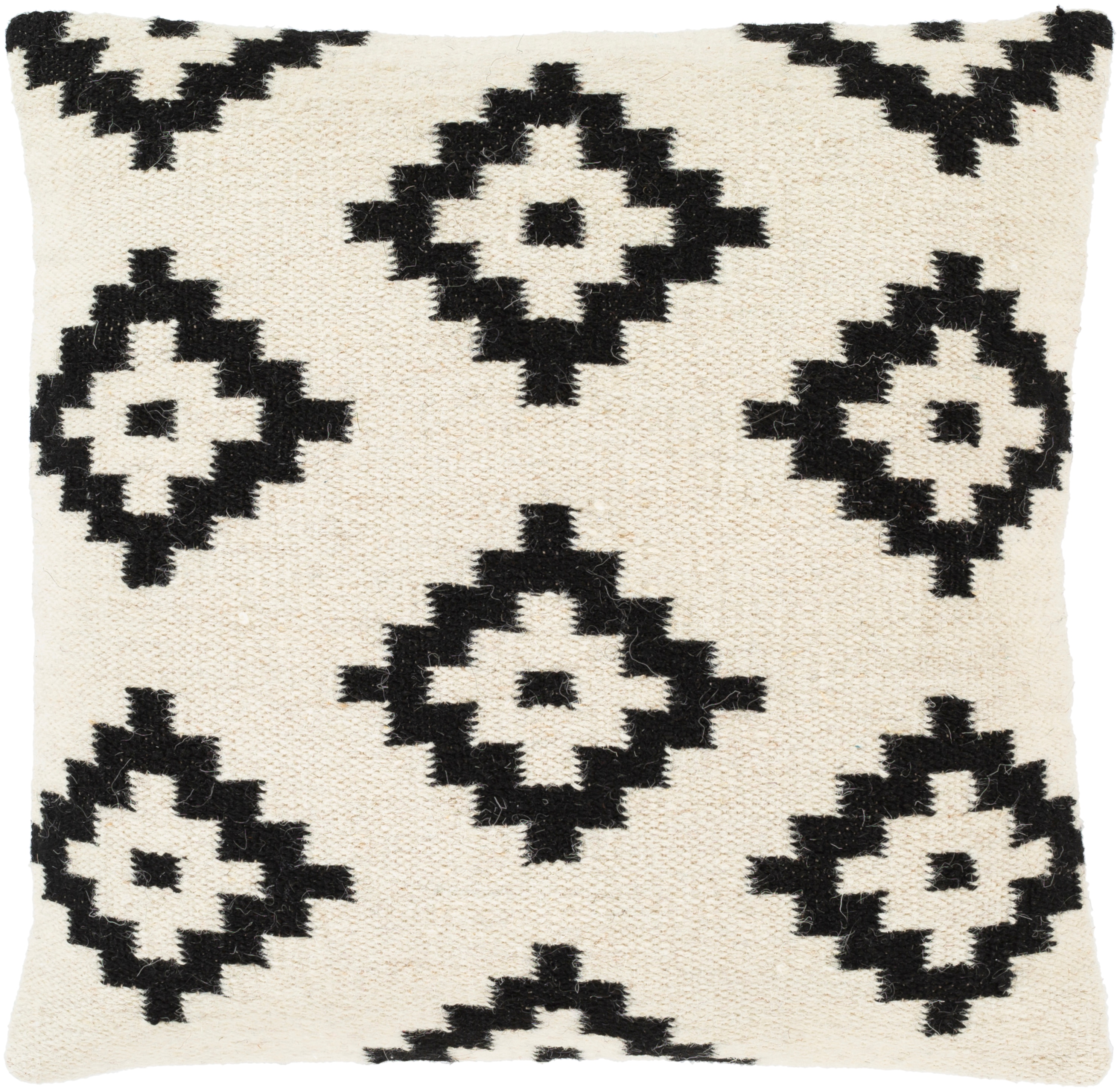 Livabliss SHO003-2020D Shiprock 20-in x 20-in Cream Indoor Decorative Pillow