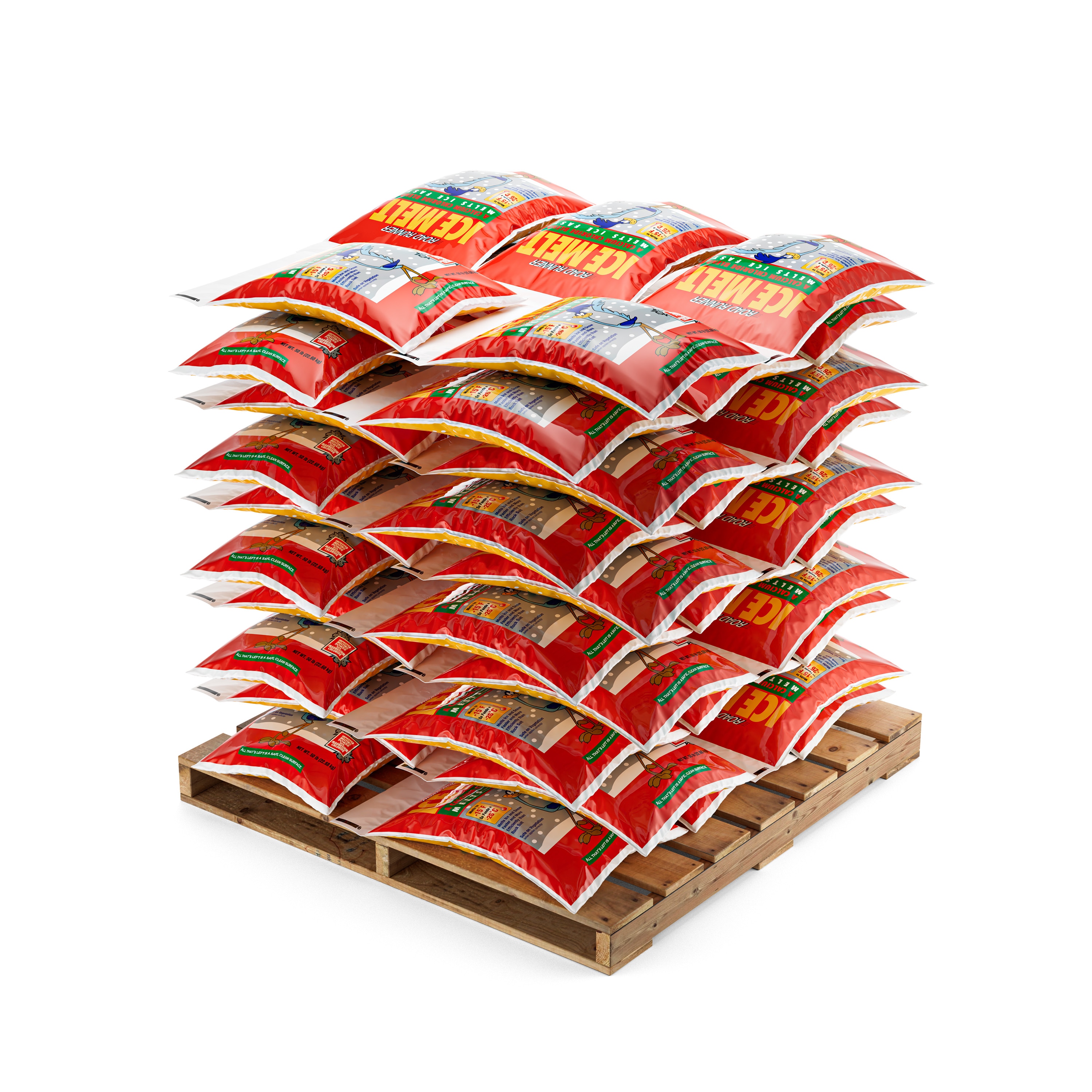 Road Runner 50B-RR-17PLT 42500-lb Natural Fast Acting Sodium Chloride Ice Melt 17 -Count Pellets