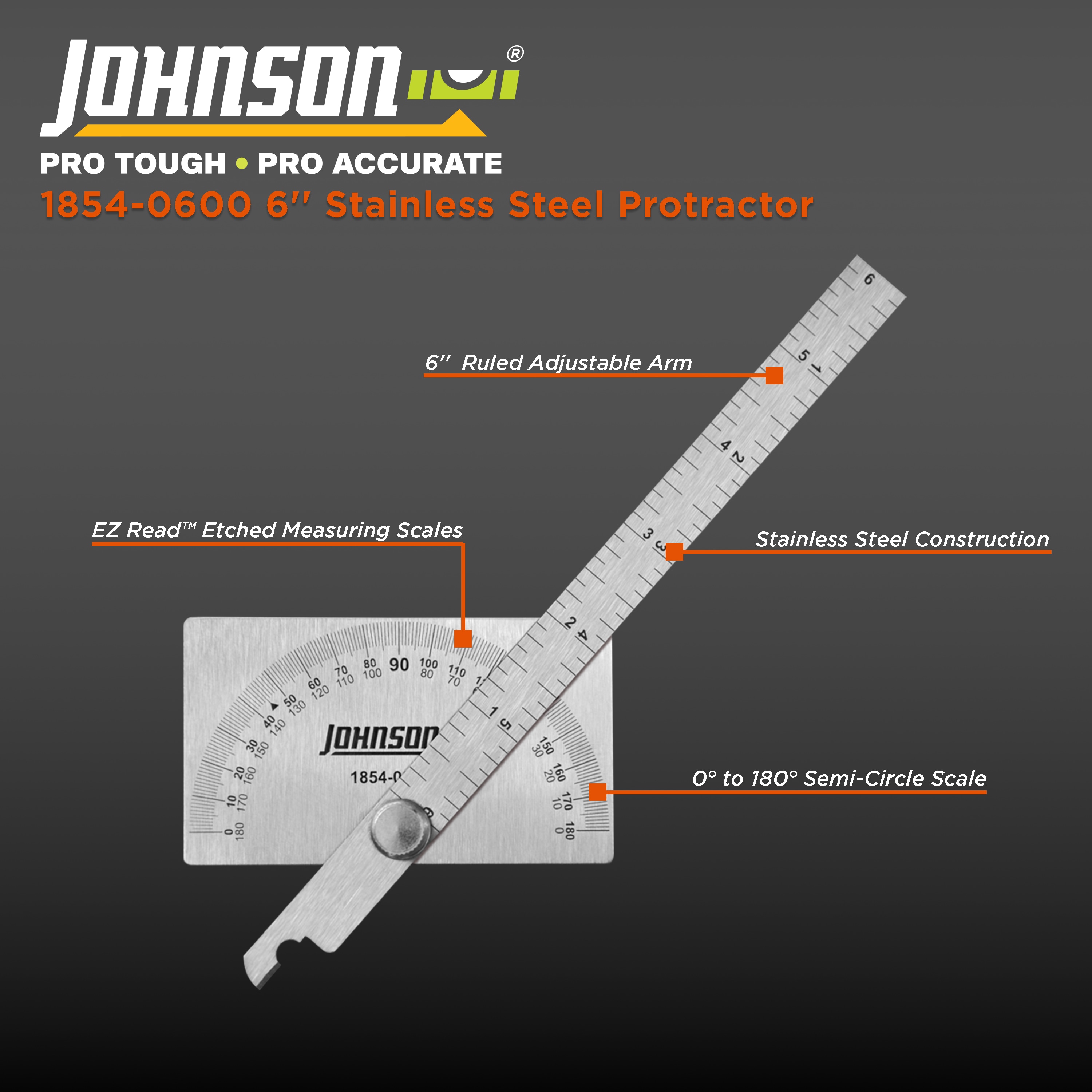 Johnson Level 1854-0600 protractors - View #3