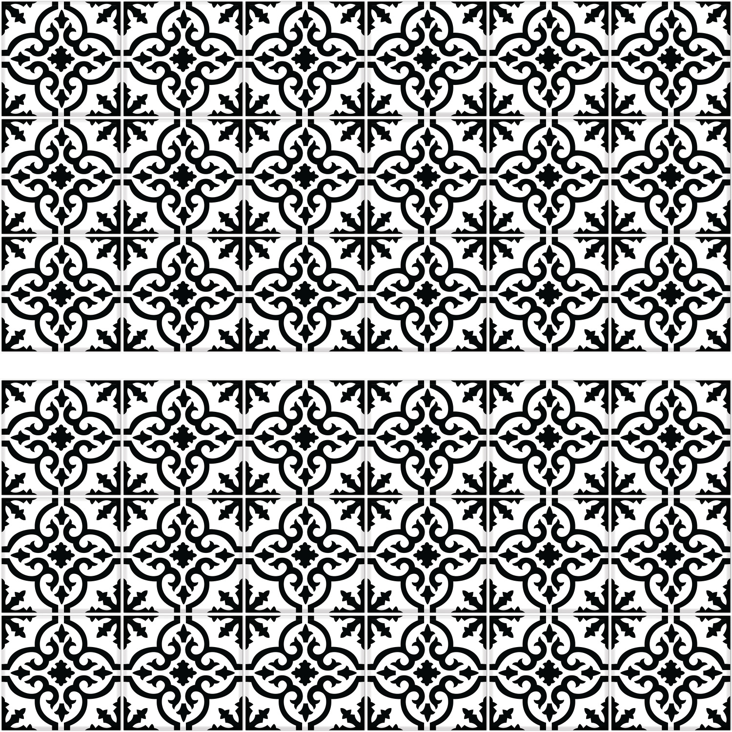 RoomMates RMK4649GM 69.857-Inches W x 16.875-Inches H Self-adhesive Black Geometric Wall Decal