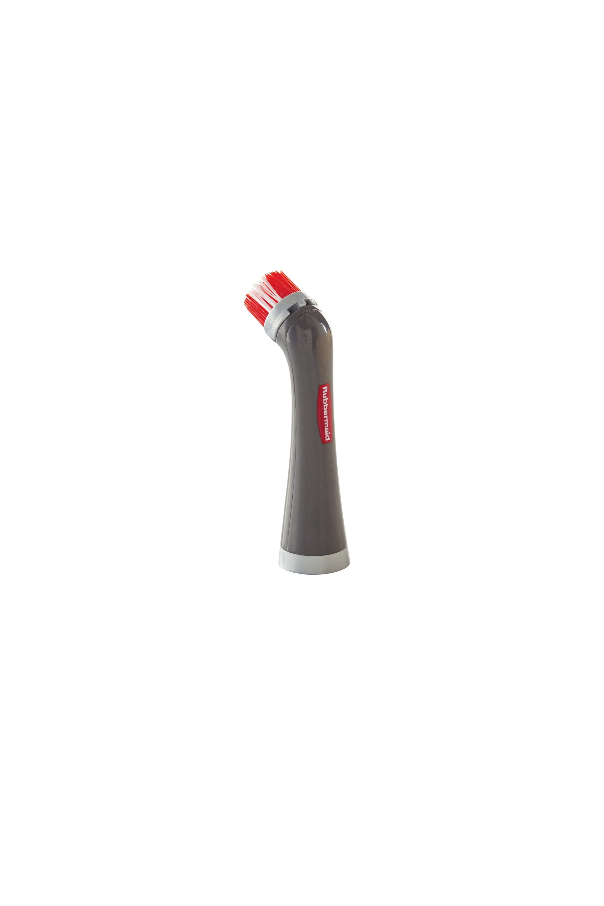 Gray and Red Cordless Electric Power Scrubber with Grip Handle