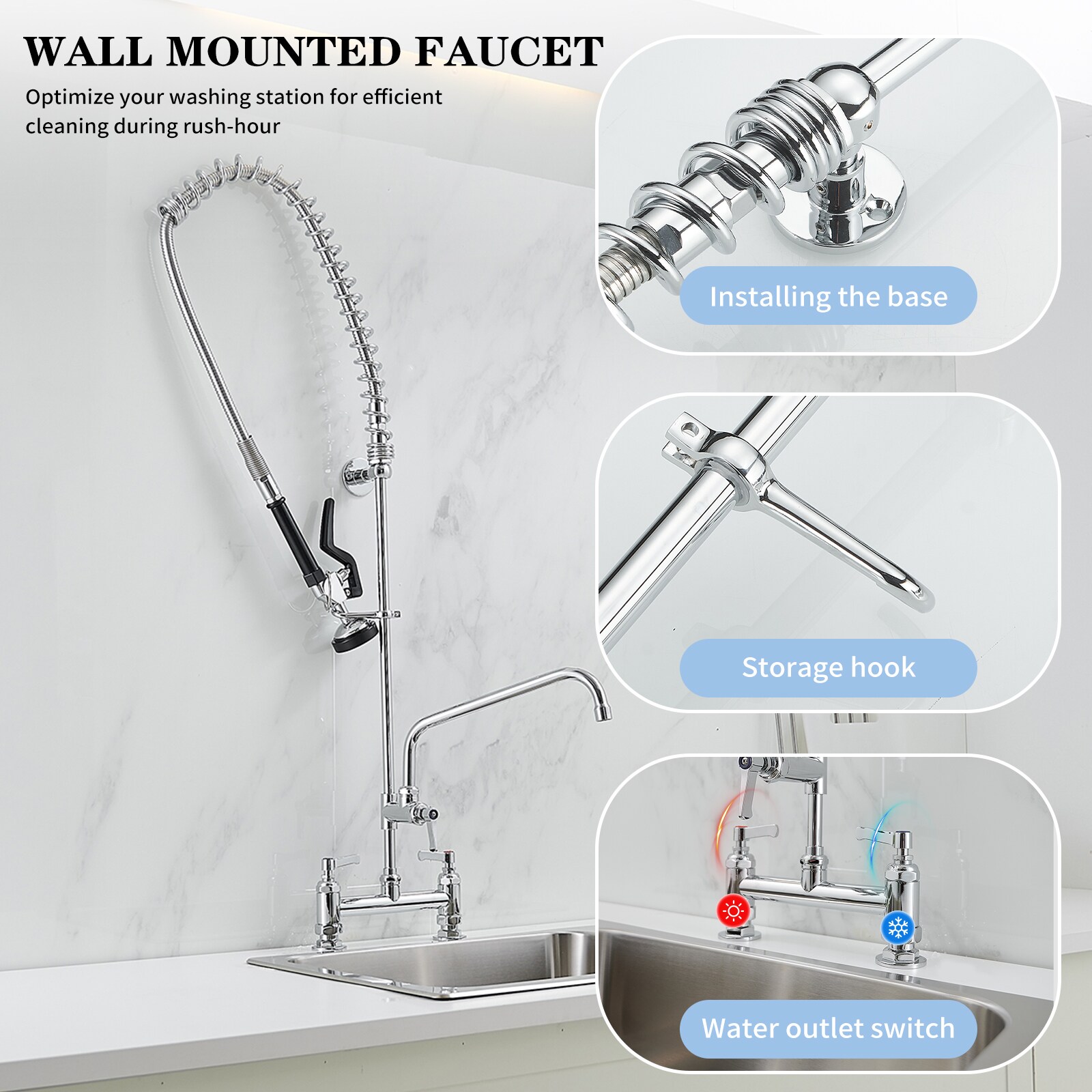 BWE A-94262H-C Kitchen-Faucets - View #5