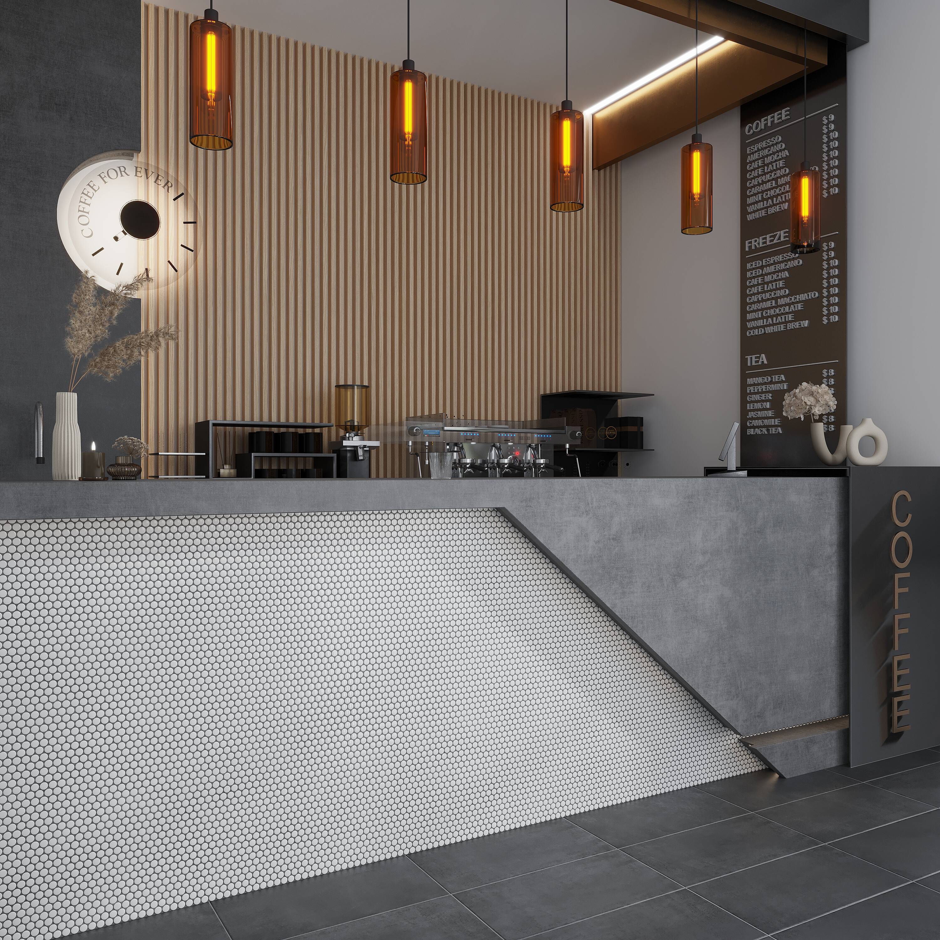 Apollo Tile ORB8801WTGA Cirkel Cotton White 12-in x 12-in Glossy Porcelain Patterned Penny Mosaic Floor and Wall Tile (9.87-sq. ft/ Carton)
