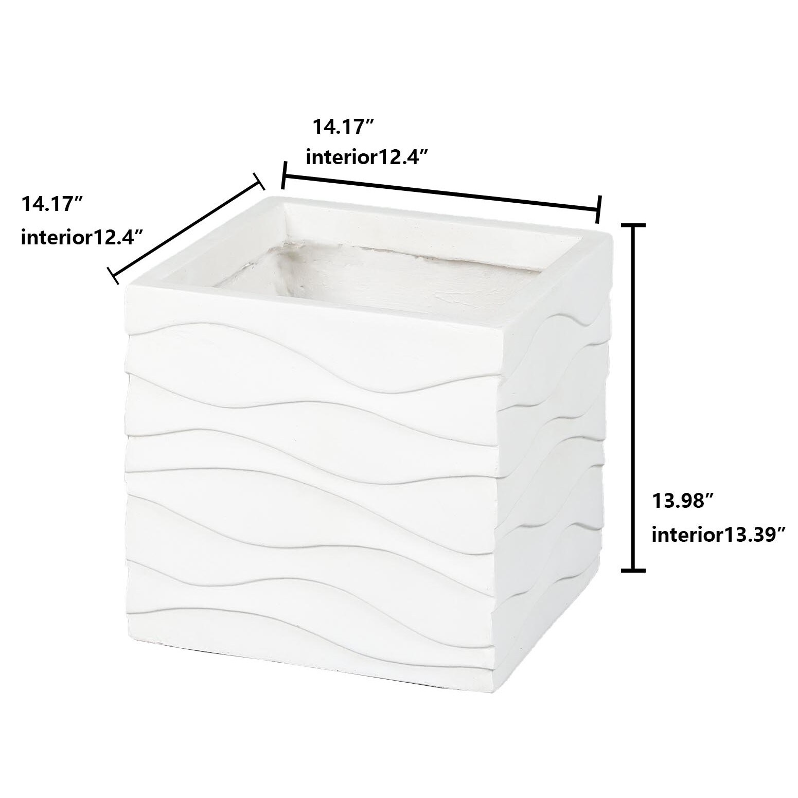 LuxenHome WHPL1305 Planter-Window-Box - View #7