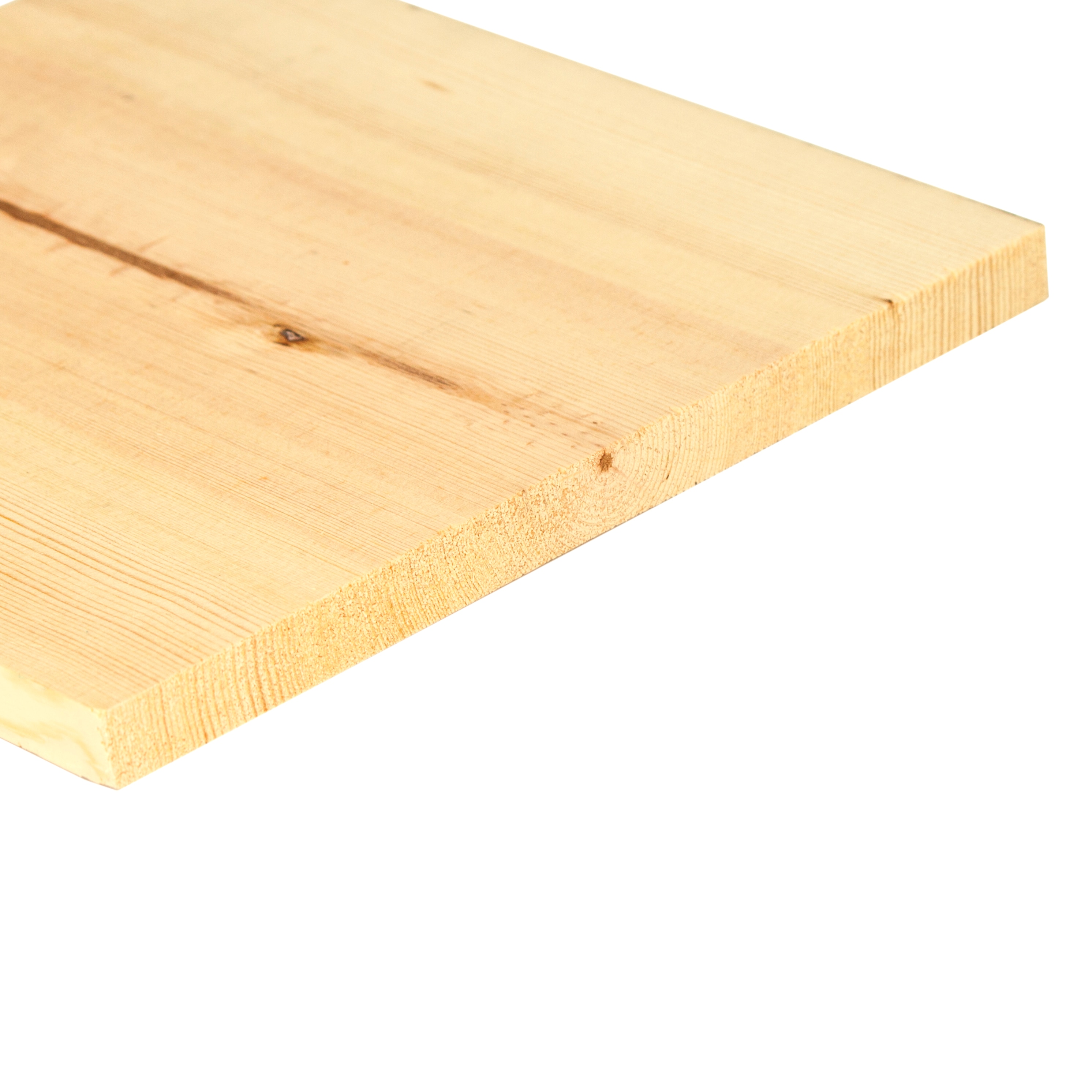 Square Edge Solid Wood DIY Plank Board 2.25 inches Thick