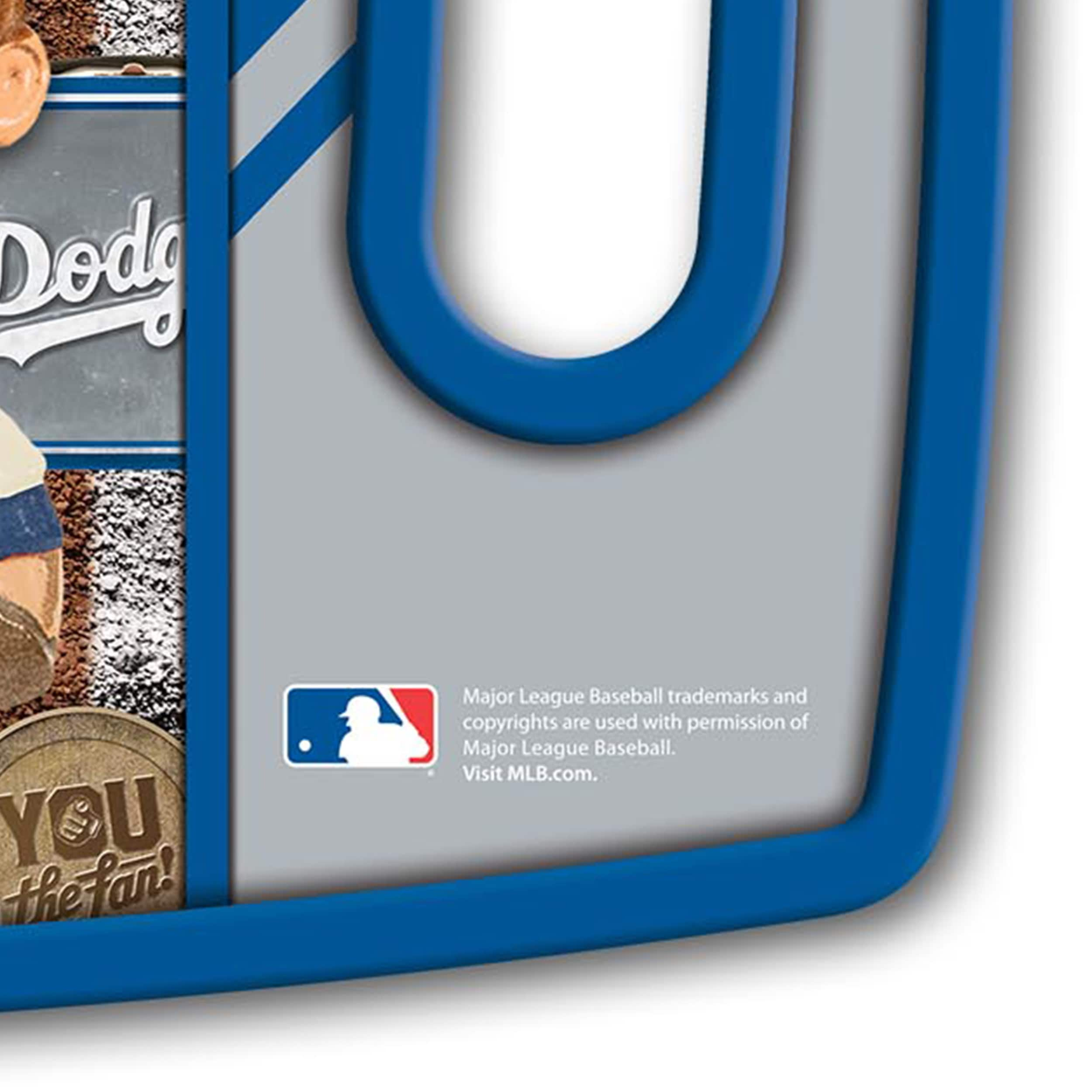 YouTheFan 0959748 MLB Los Angeles Dodgers Retro Series Cutting Board