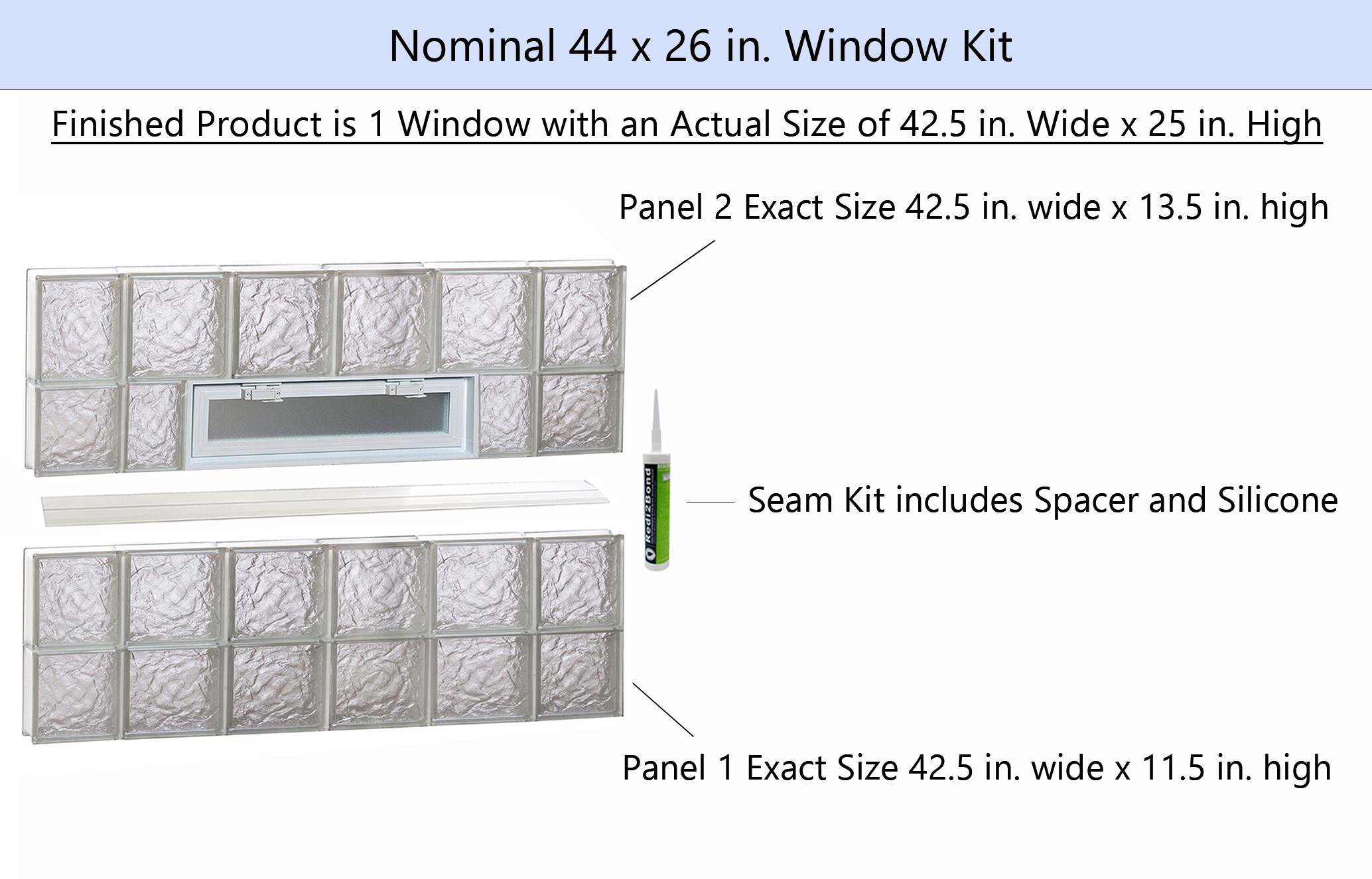 REDI2SET V4426IS Glass-Block-Windows - View #2