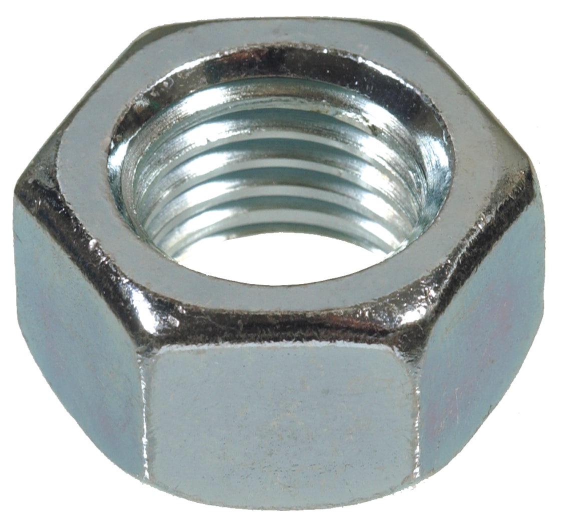 5/16-28" Hex Nut Fine Thread Zinc Plated Steel 15Pcs 