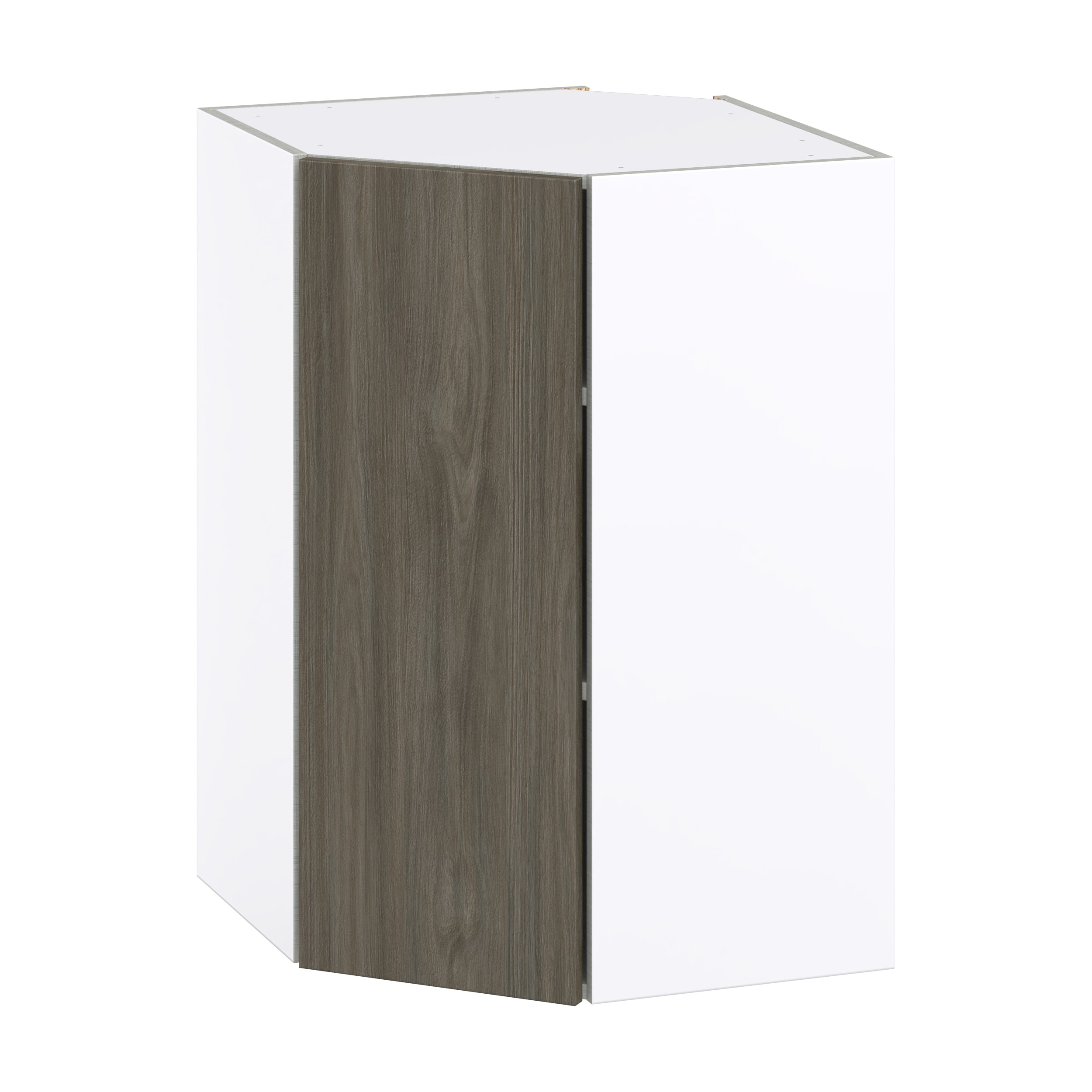 Hugo&Borg Savane 24-in W x 35-in H x 14-in D Textmel 2-Drawers Wall Fully Assembled Cabinet (Flat Panel Slab Style)