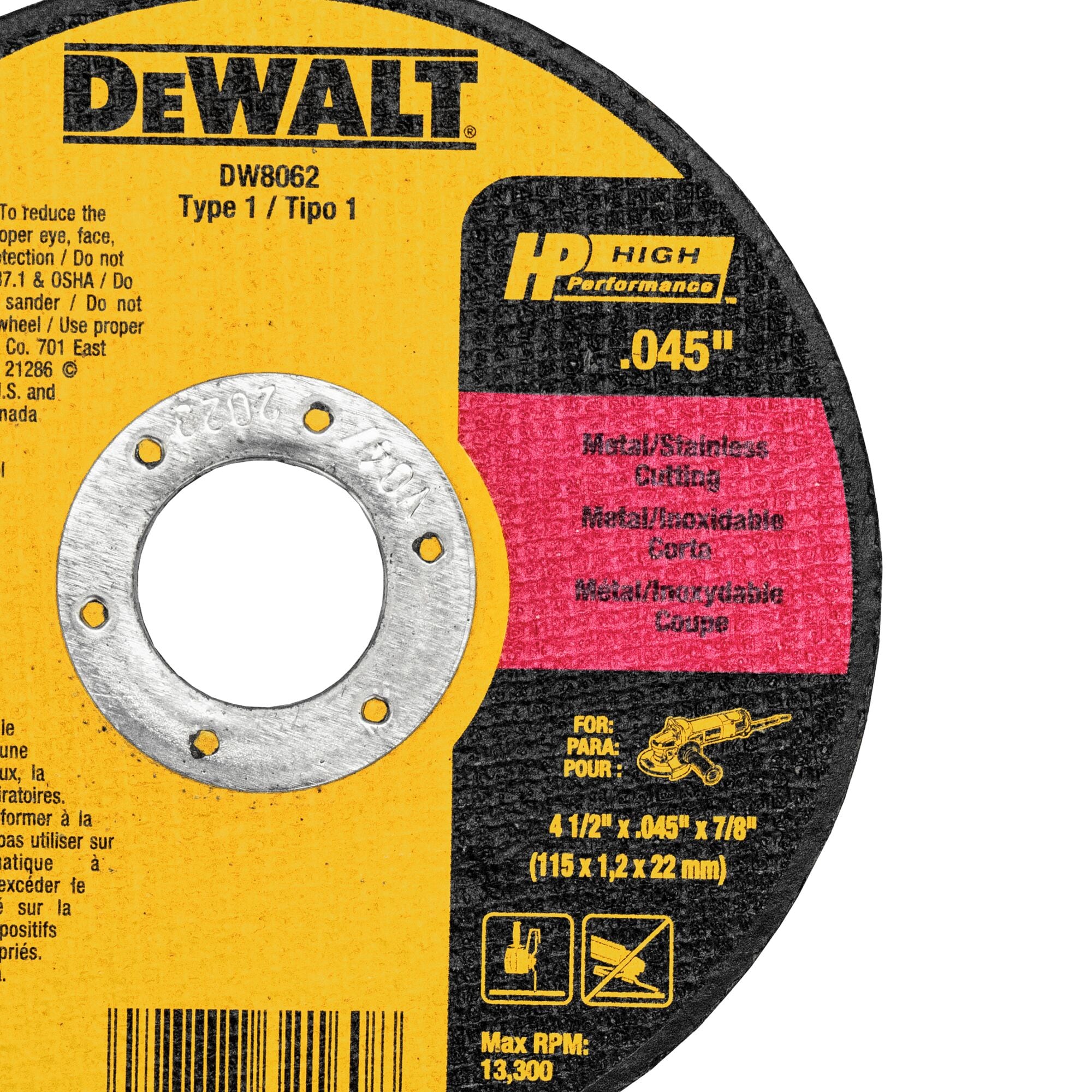 DEWALT DW8062B5-L Abrasive-Wheels - View #10