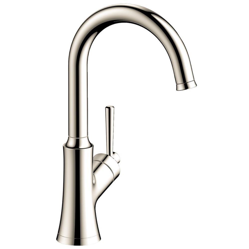 Hansgrohe Joleena Polished Nickel Single Handle Bar and Prep Kitchen