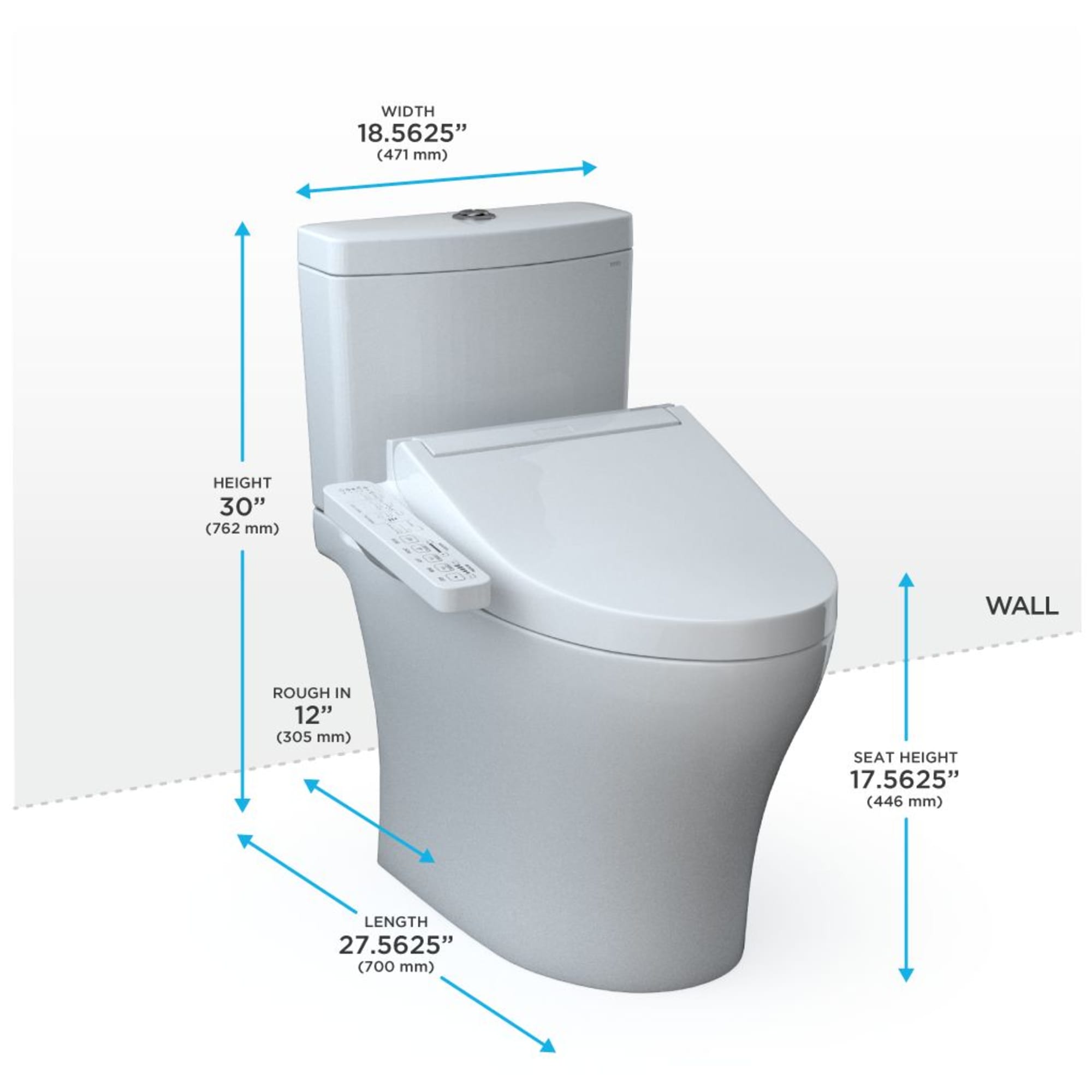TOTO MW4463074CEMFGN-01 bidets - View #3