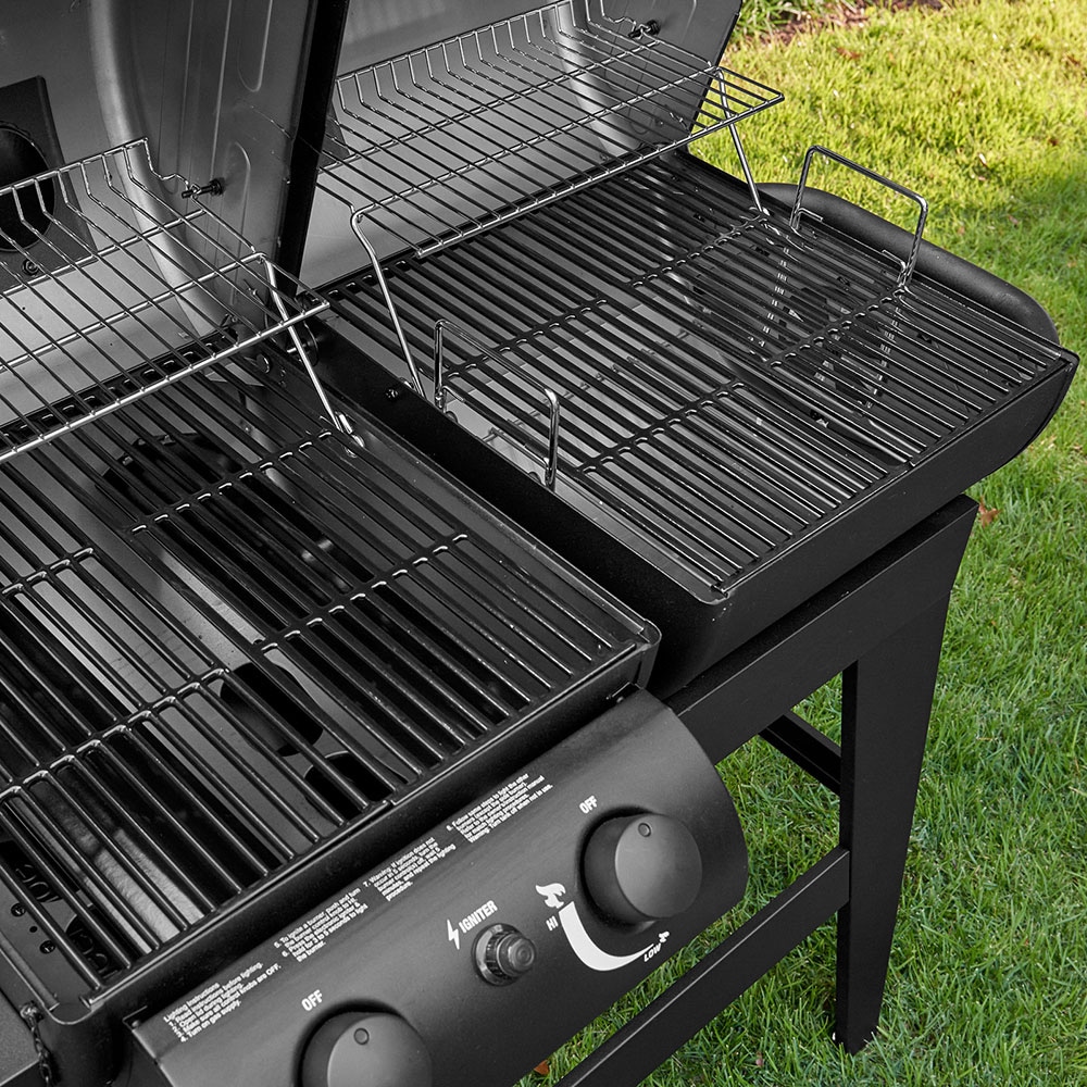 Charcoal and gas grill combo outlet lowes