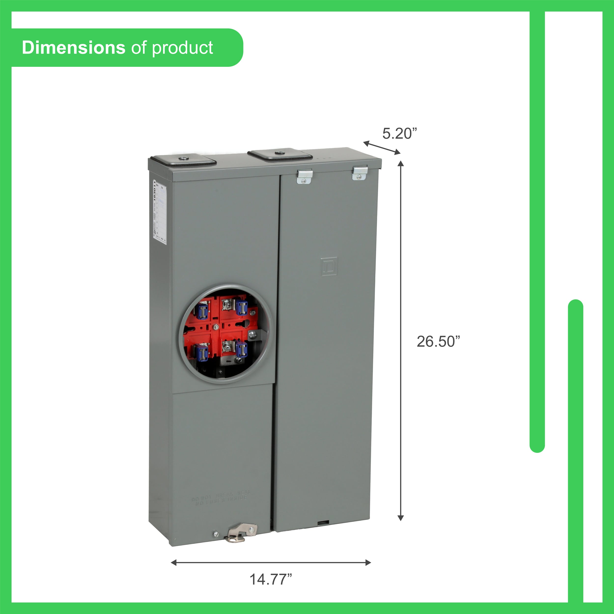 Square D 125-Amp 16-Spaces 24-Circuit Outdoor Main Breaker Load Center SC1624M125S Sansujyuku sansujyuku.com