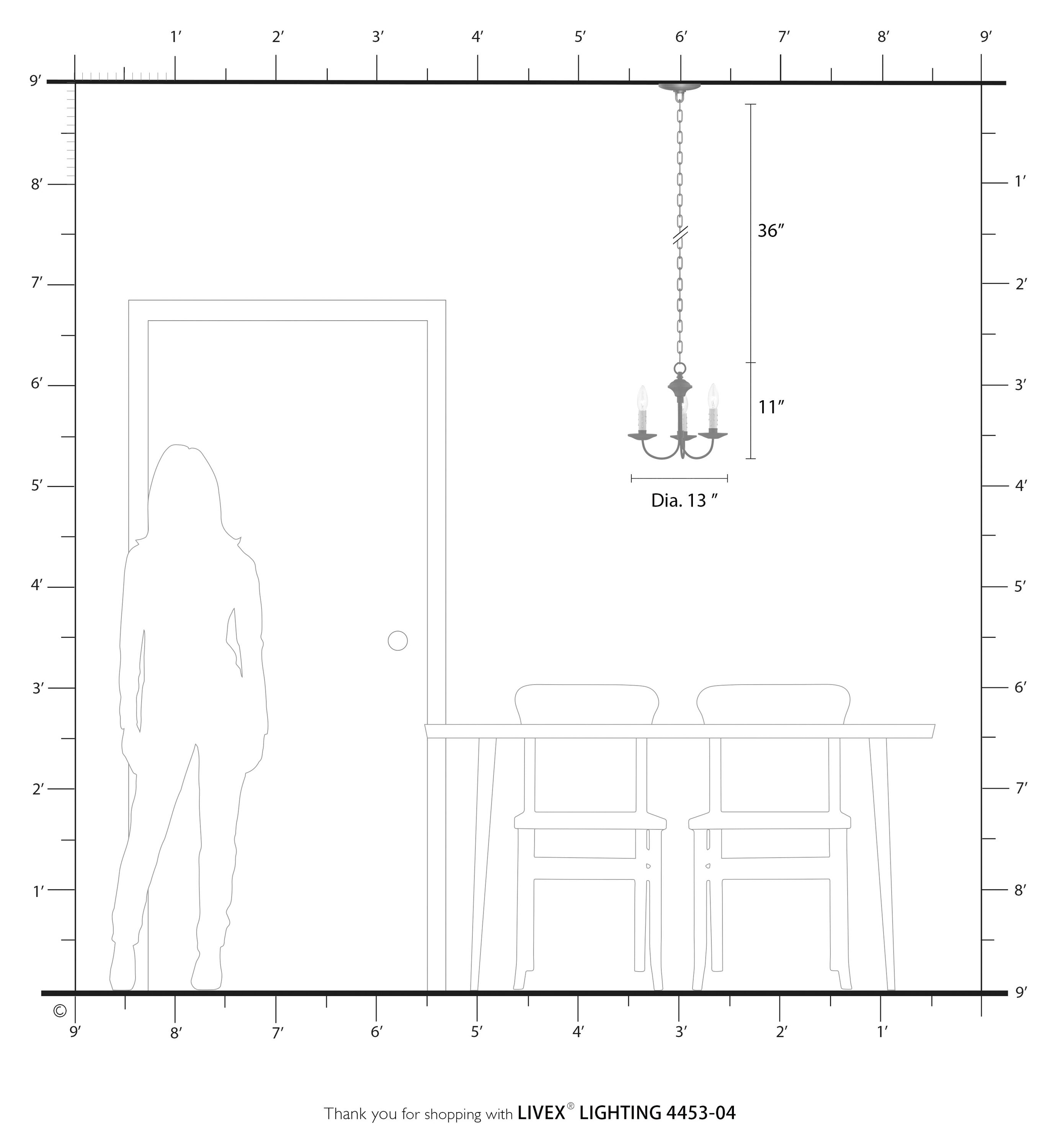 Livex Lighting 4453-04 b090015 - View #4