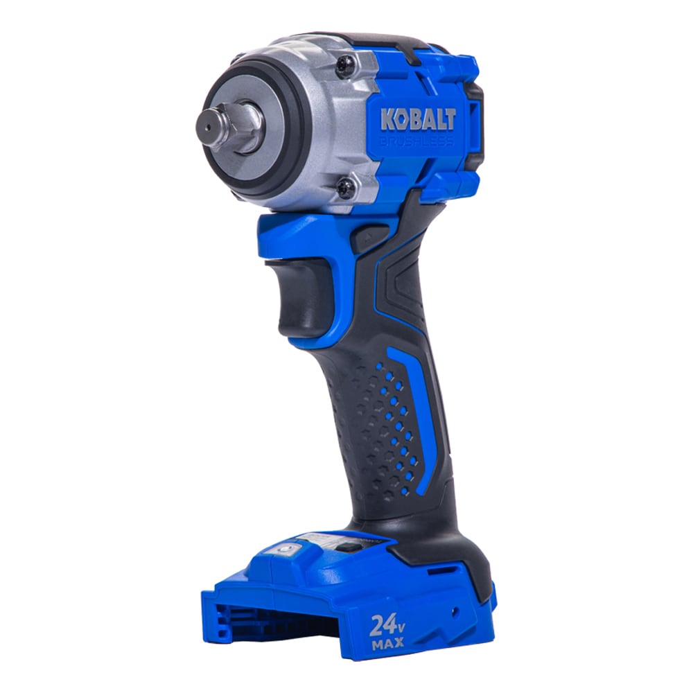 Kobalt 24 volt Brushless 1 2 in Drive Cordless Impact Wrench Bare Tool in the Impact Wrenches department at Lowes