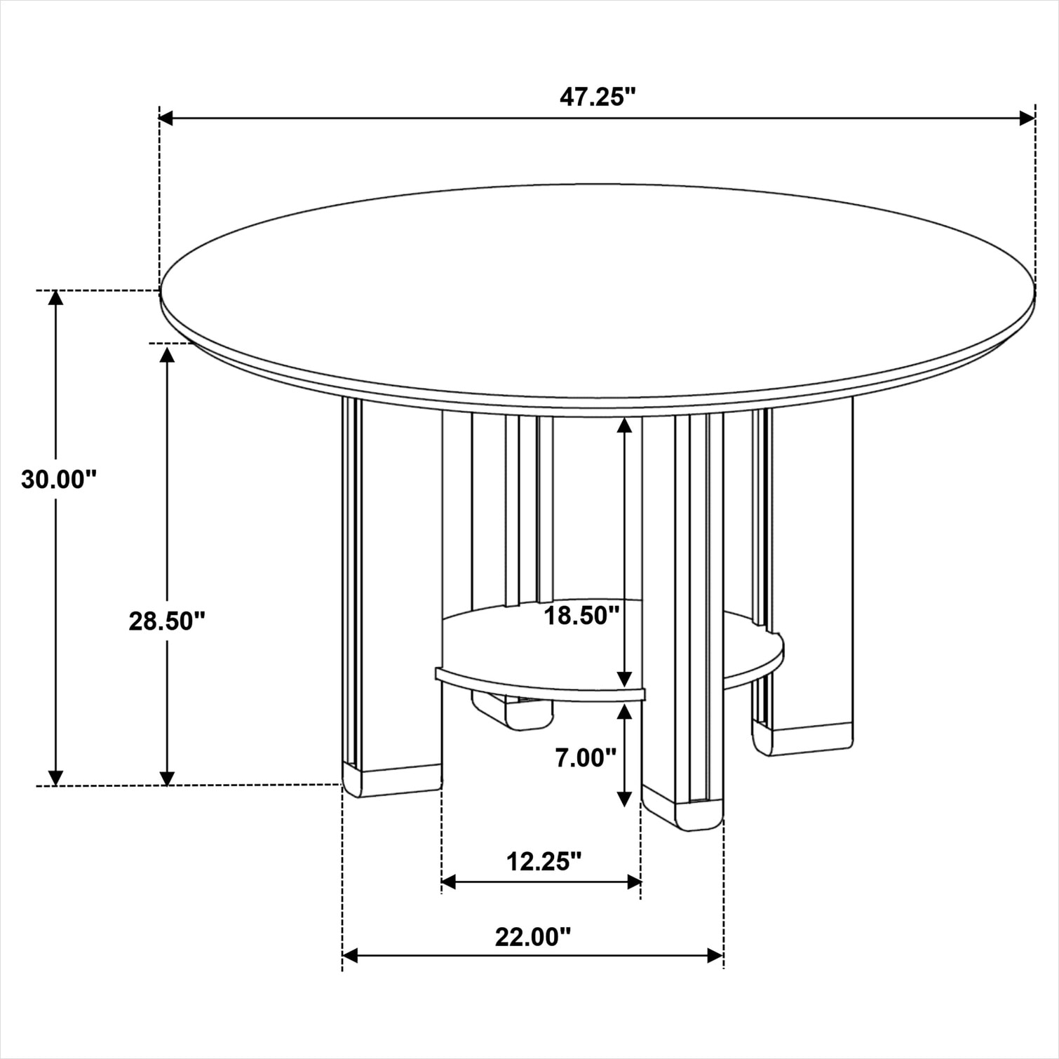 SUNCREAT USH4G6MKQJW6 Dining-Tables - View #7