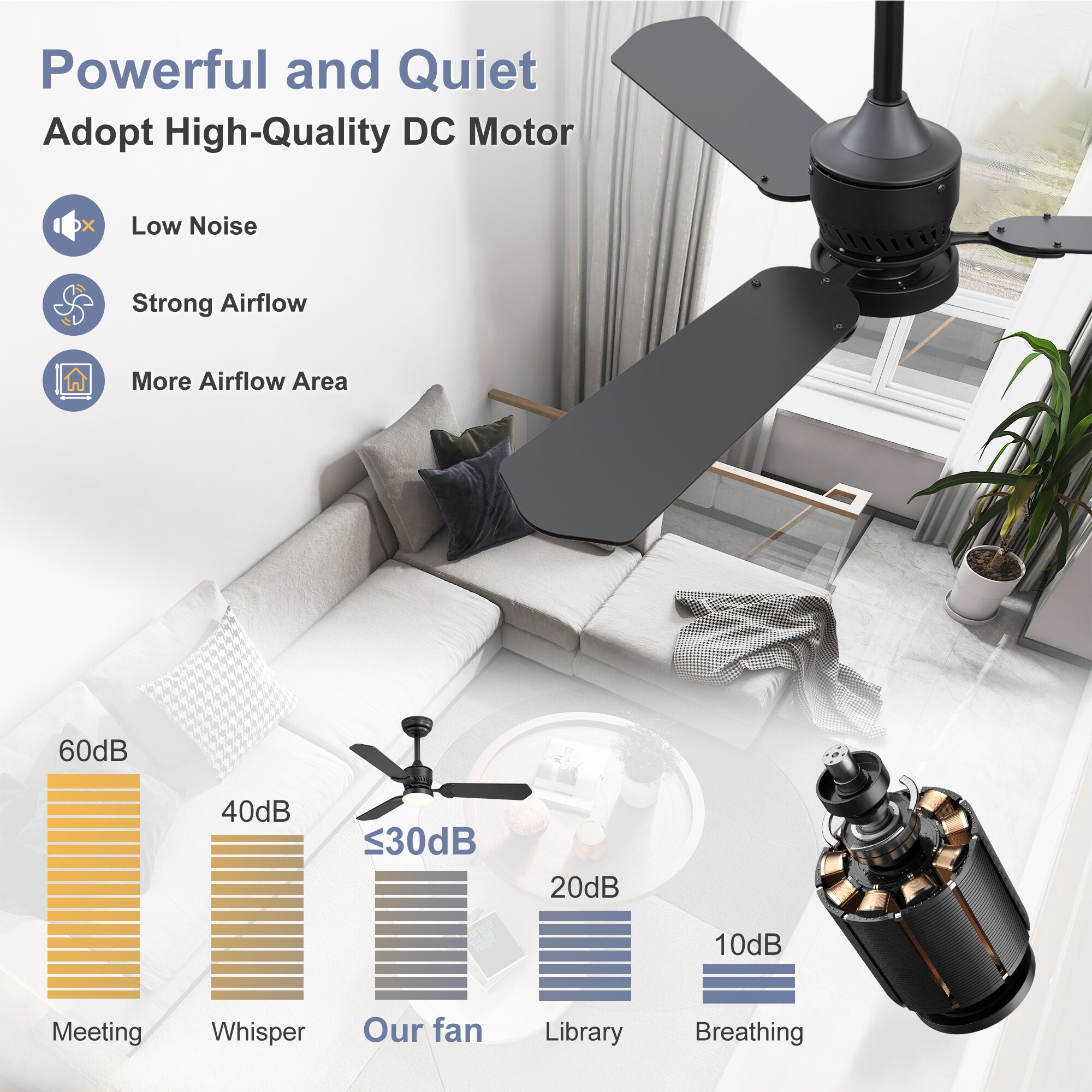 Airsurfer AS-35065-BK-2PCS Ceiling-Fans - View #8