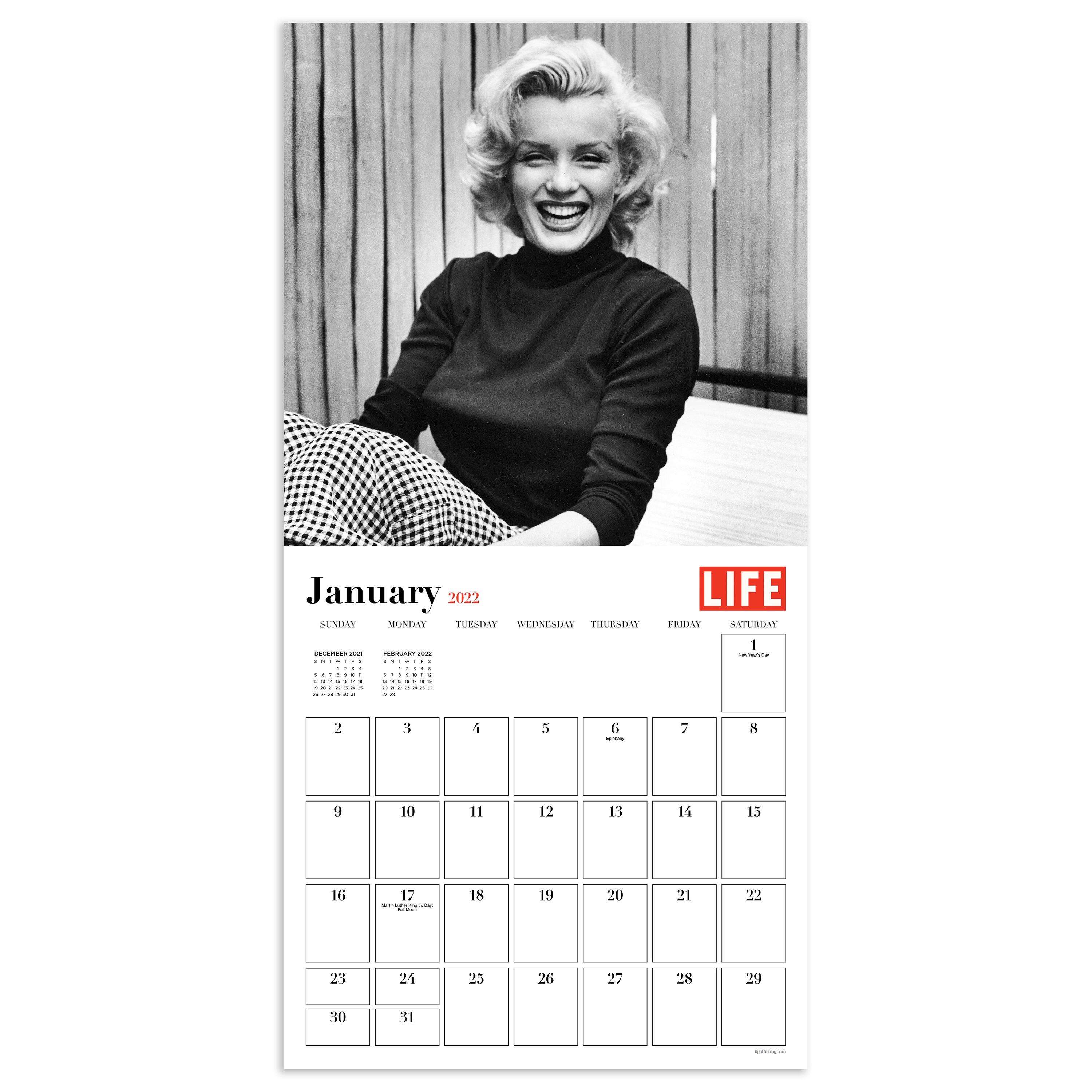 TF Publishing 2022 LIFE Marilyn Wall Calendar in the Calendars ...