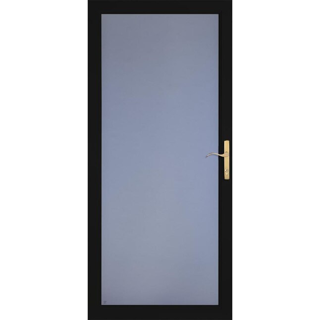 LARSON Secure Elegance White Full-View Aluminum Storm Door (Common: 32-in 81-in; Actual: 31.75-in x 79.75-in) LARSON Secure Elegance White Full-View Aluminum Storm Door (Common: 32-in 81-in; Actual: 31.75-in x 79.75-in)
