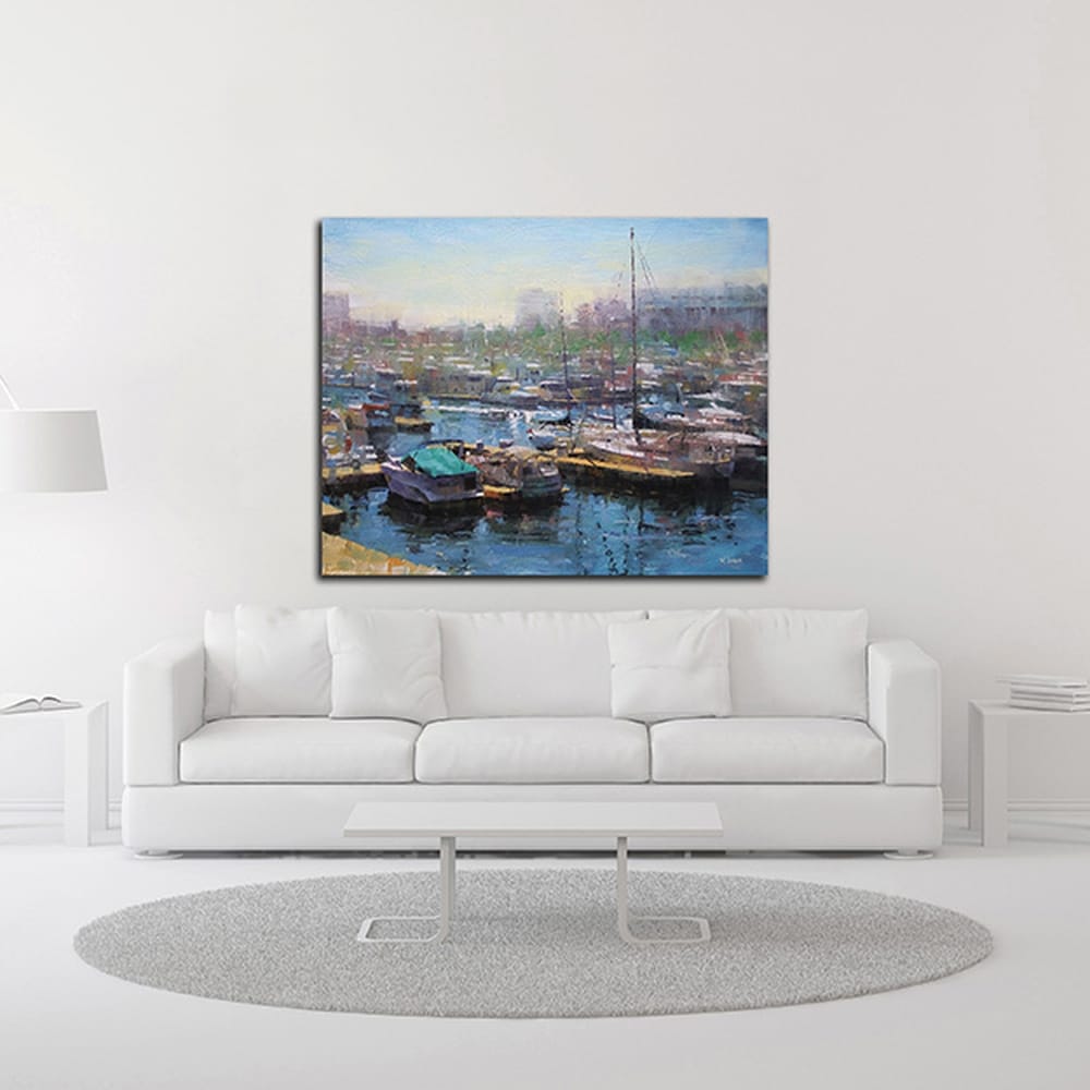 Tangletown Fine Art 24-in H x 30-in W Coastal Print on Canvas in the ...