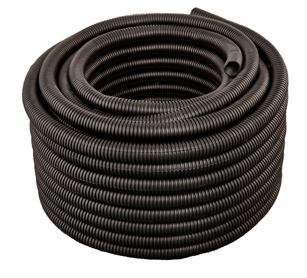 AT 50 FT 1 1/2" SPLIT WIRE LOOM CABLE CONDUIT POLYETHYLENE TUBING 100 FEET 1.5" 