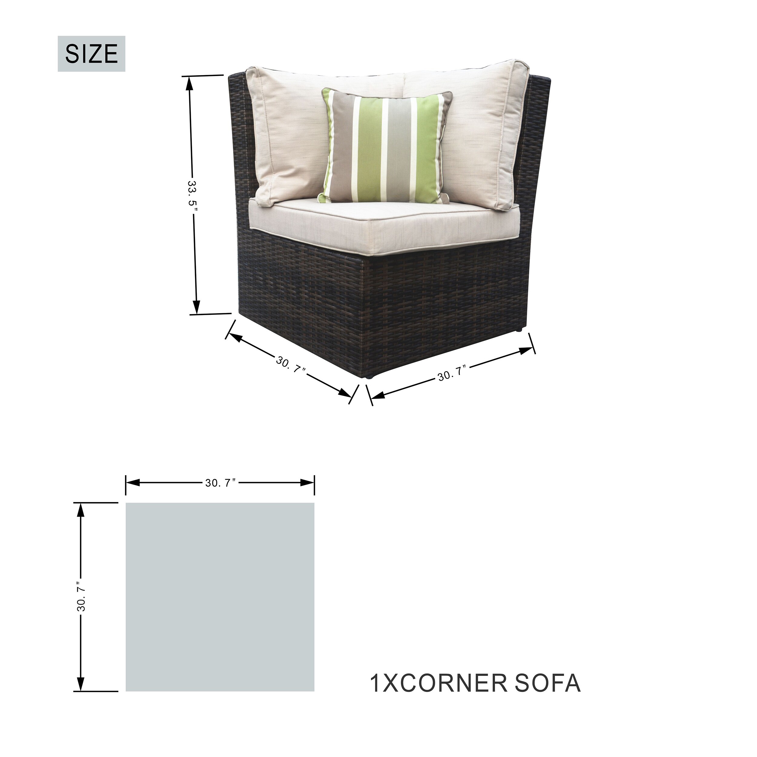 Moda Furnishings 1403-1106R-G Patio-Conversation-Sets - View #8