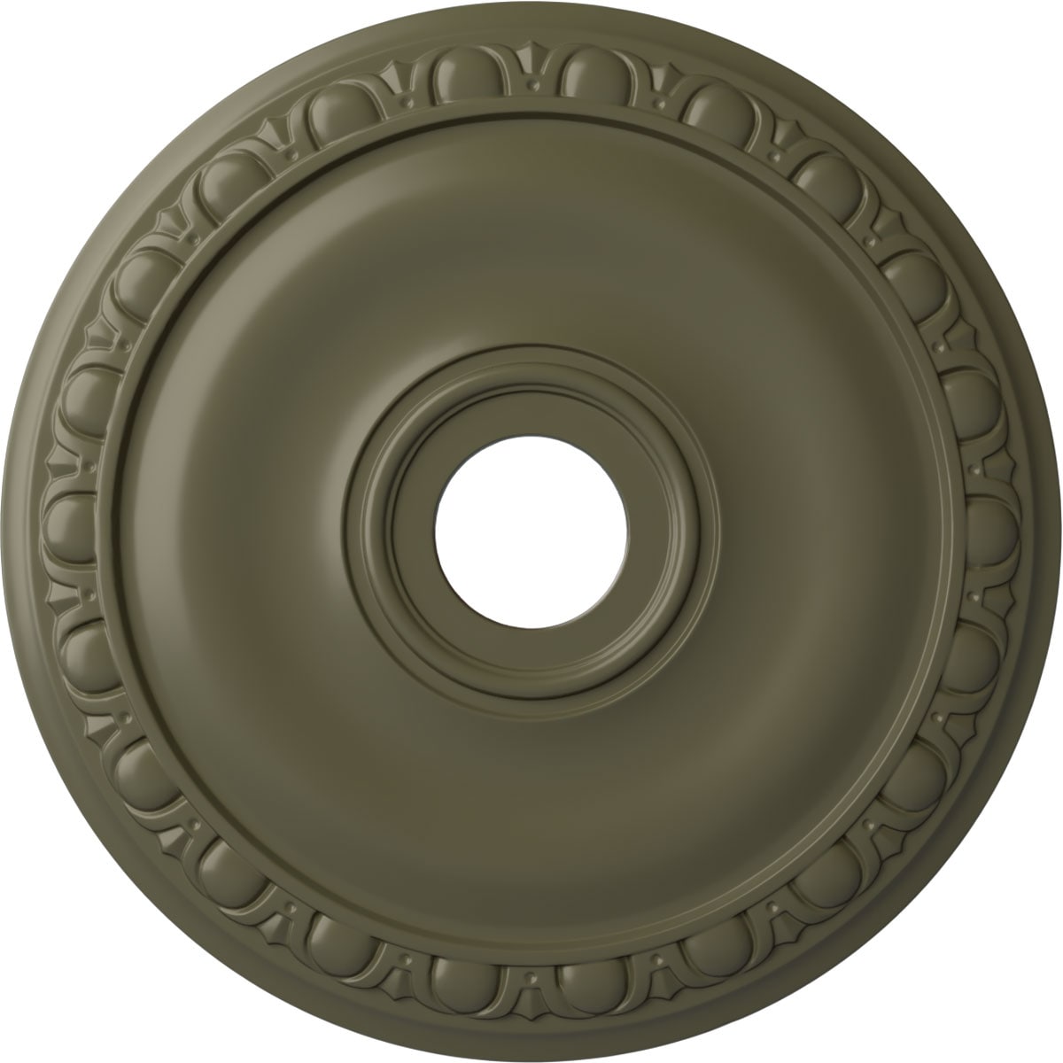 Ekena Millwork CM20JAPTF Jackson 20-in W x 20-in L Painted Turtle Polyurethane Whole Ceiling Medallion
