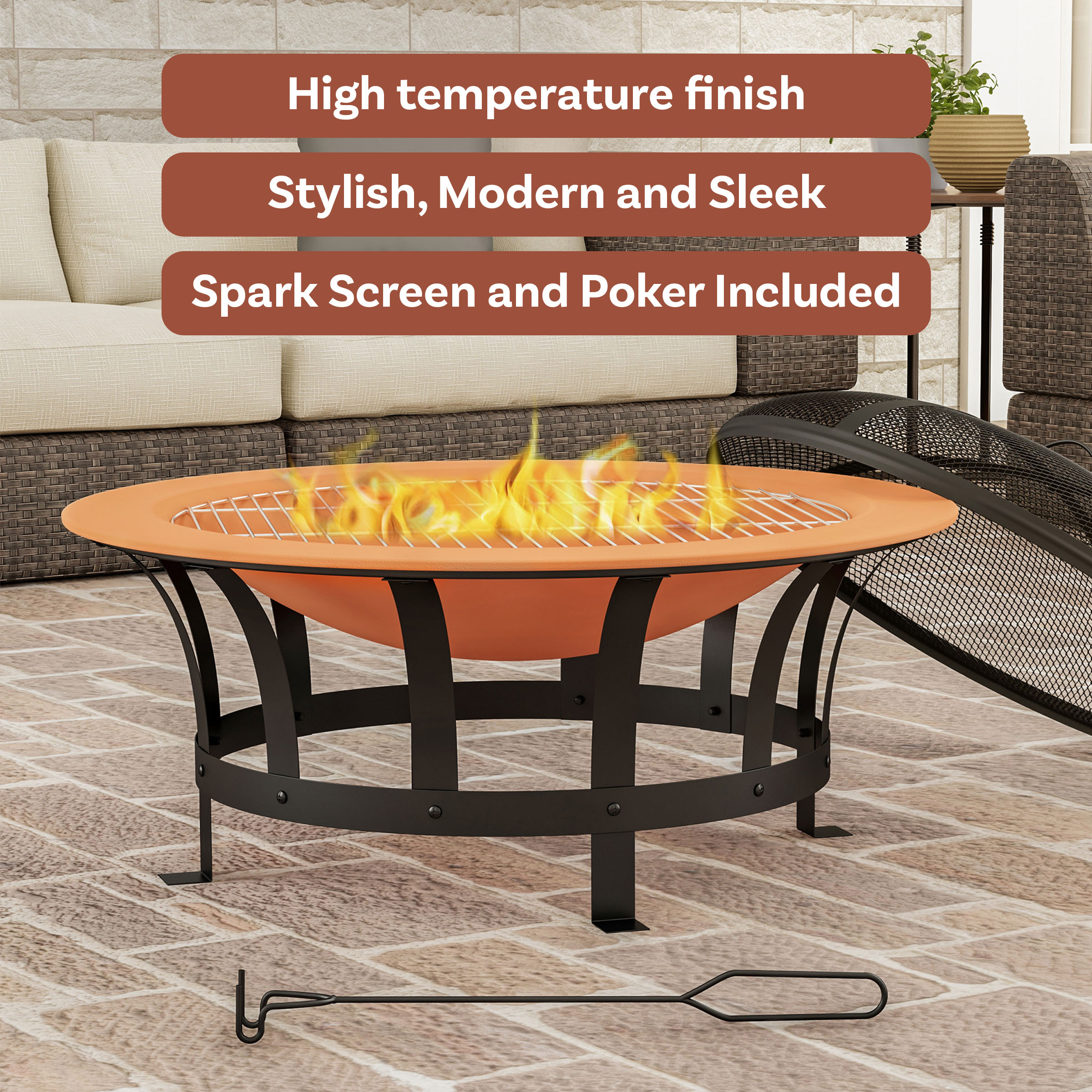 Nature Spring 480823CYJ Outdoor-Woodburning-Firepits - View #3
