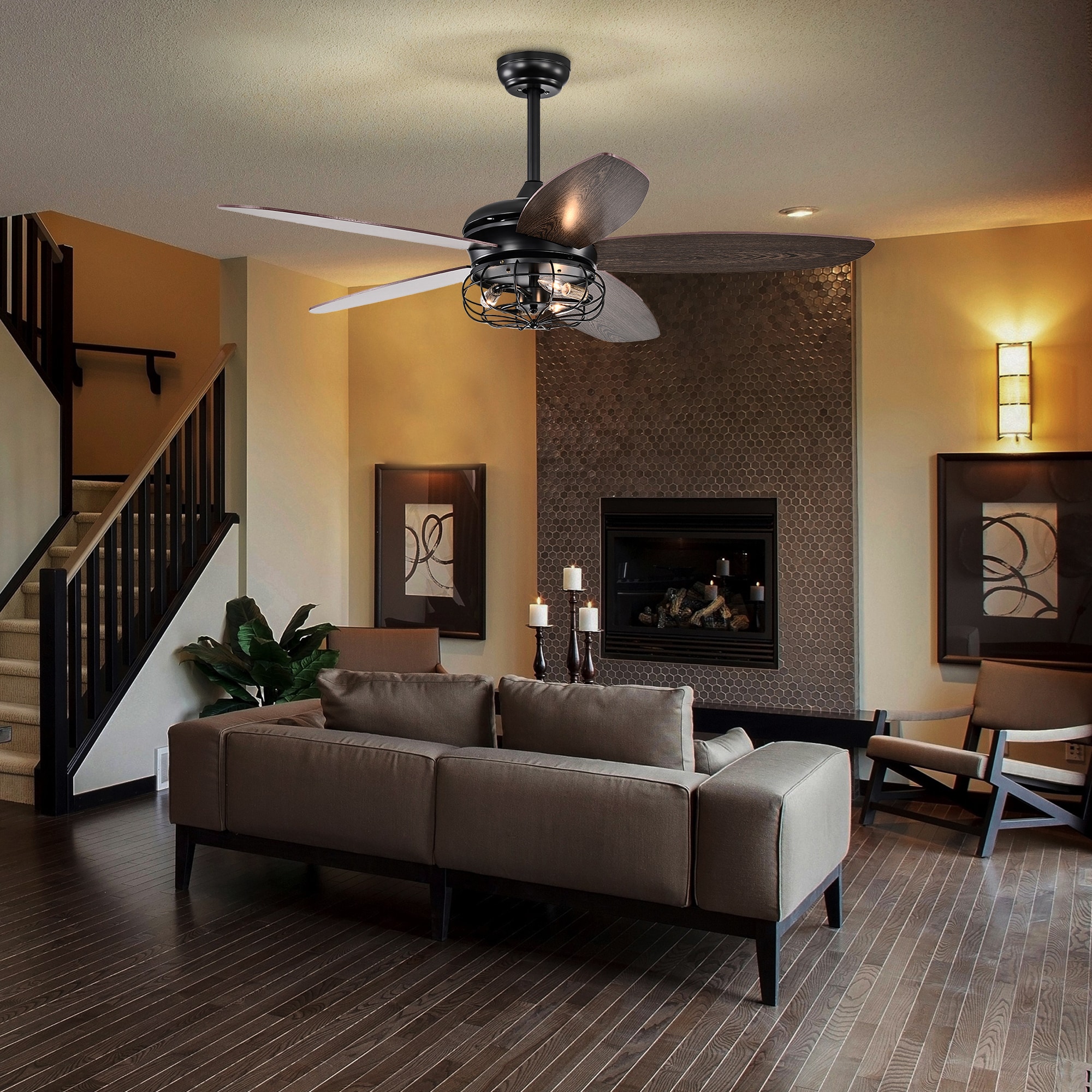 ExBrite LWYFFMFL5201B Ceiling-Fans - View #8