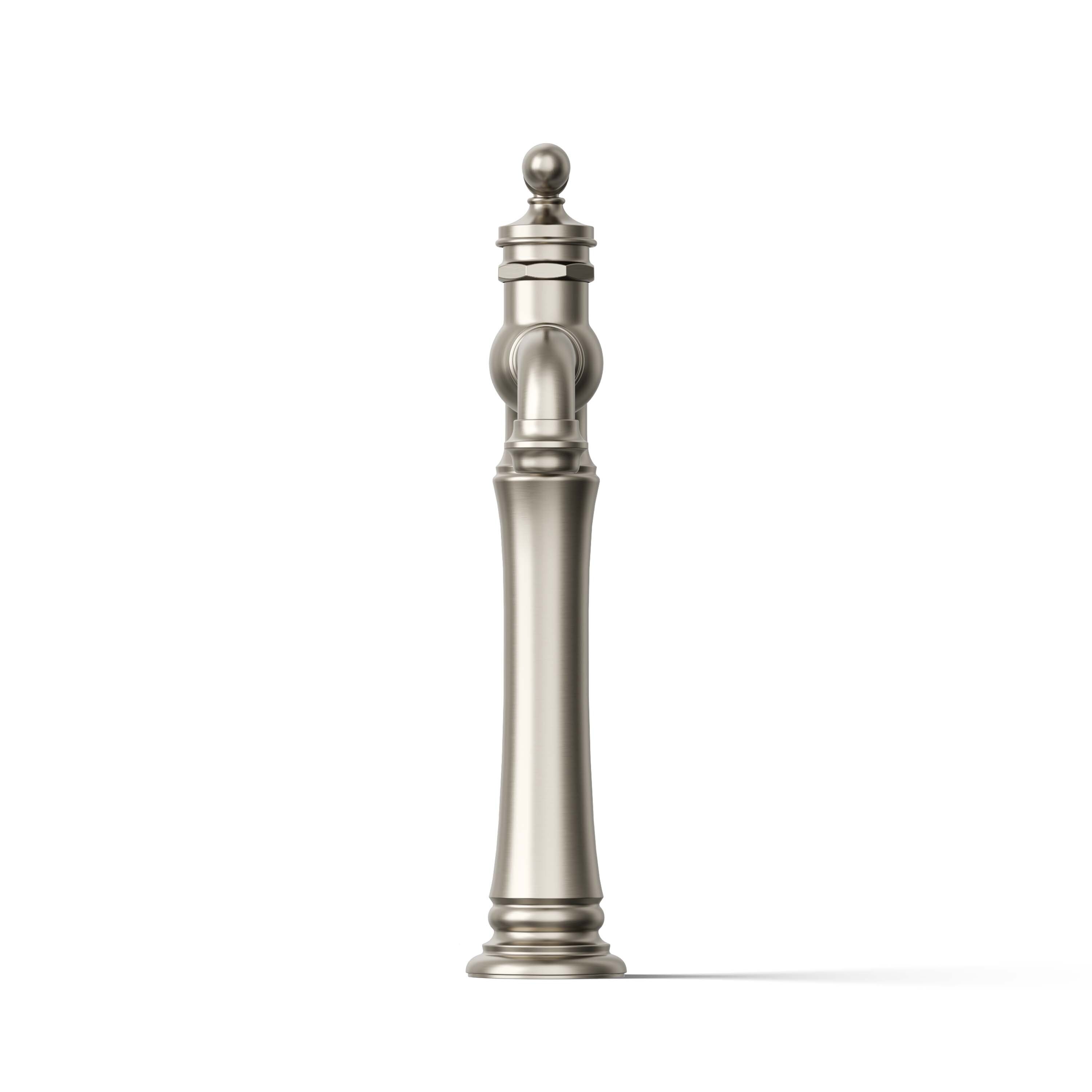 Vibrant Brushed Nickel Single Handle Bathroom Faucet